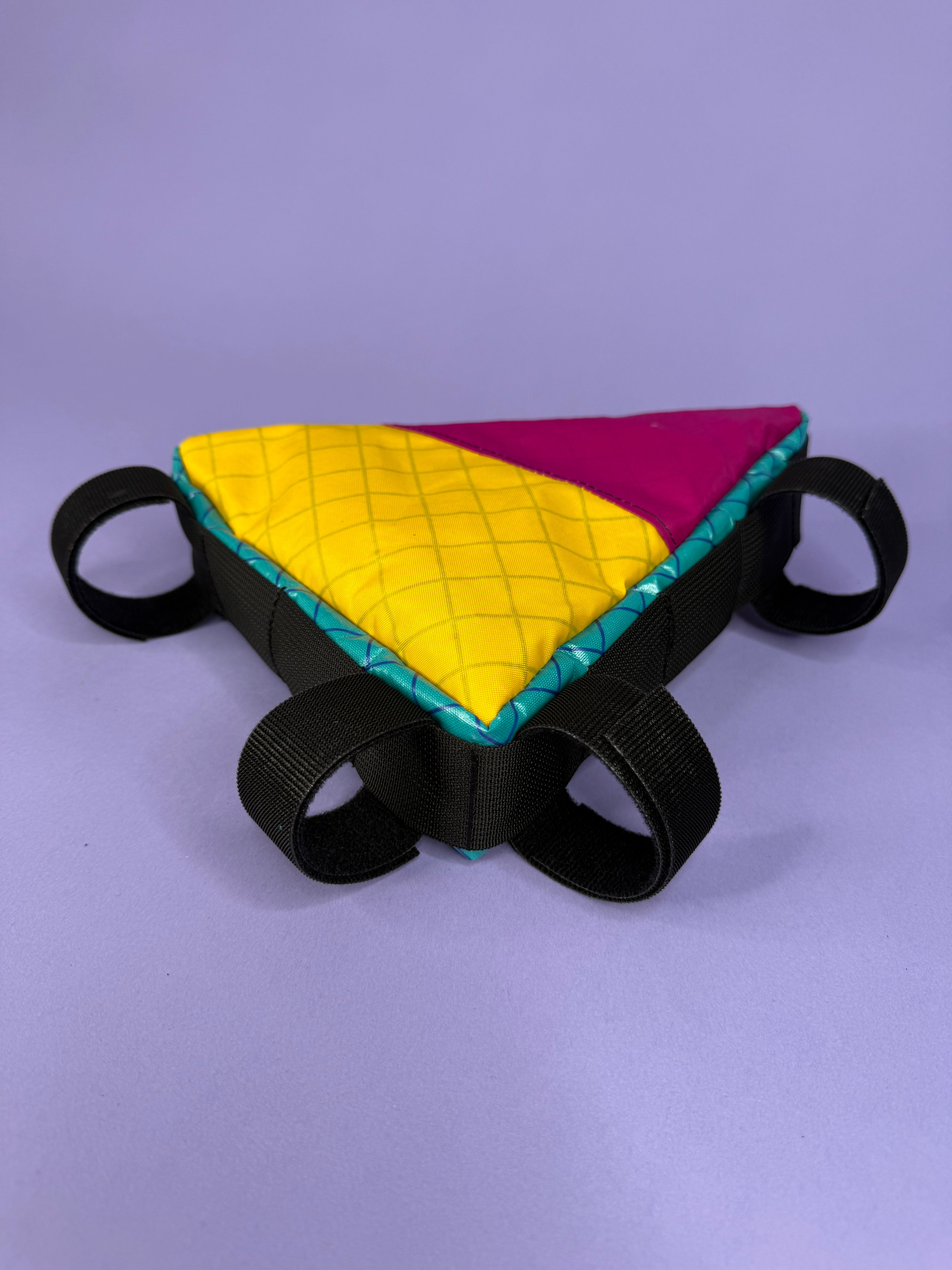 Fuchsia/Yellow Corner Frame Bag