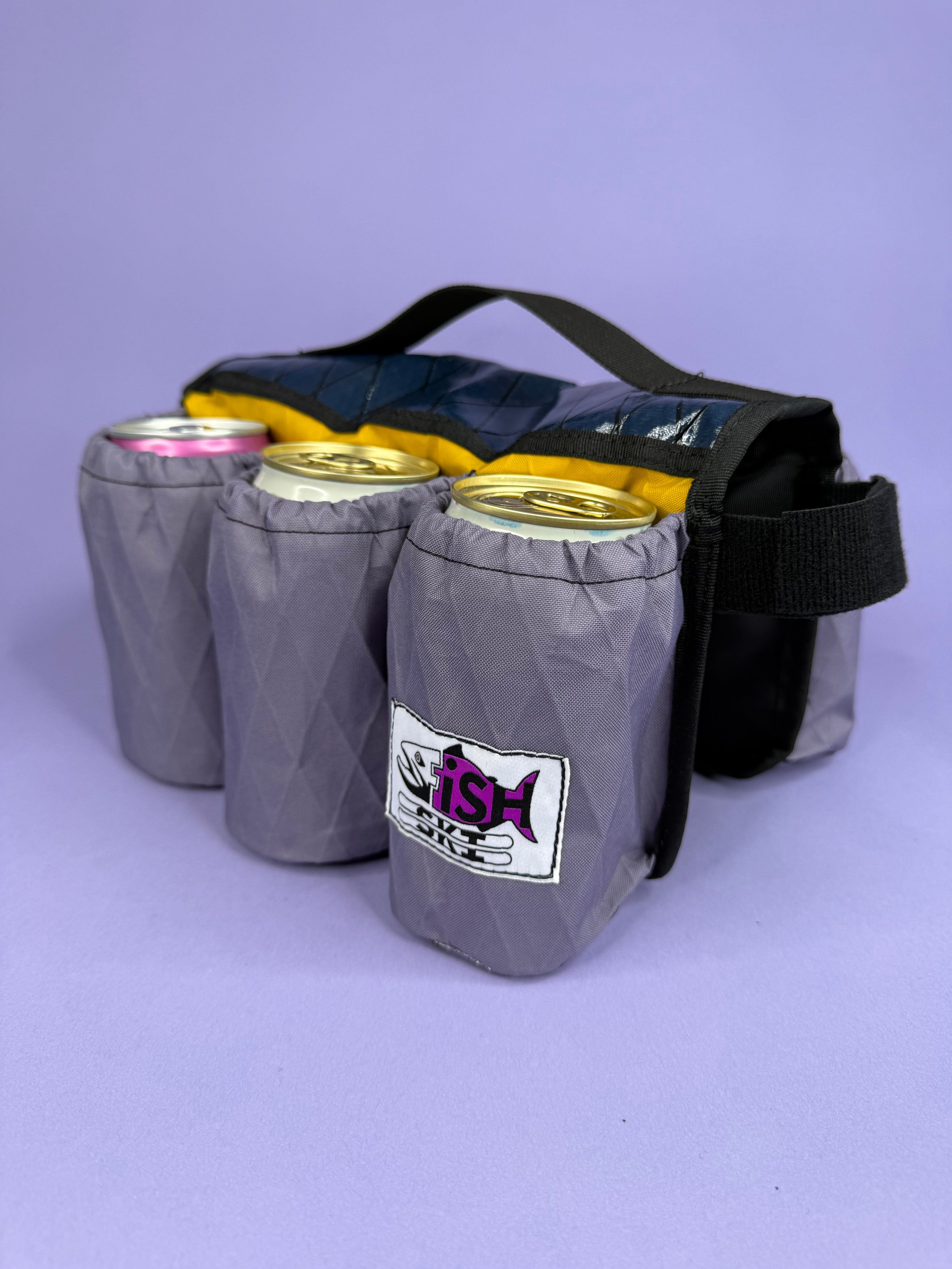 PURPLE 6-Pack Beverage Carrier