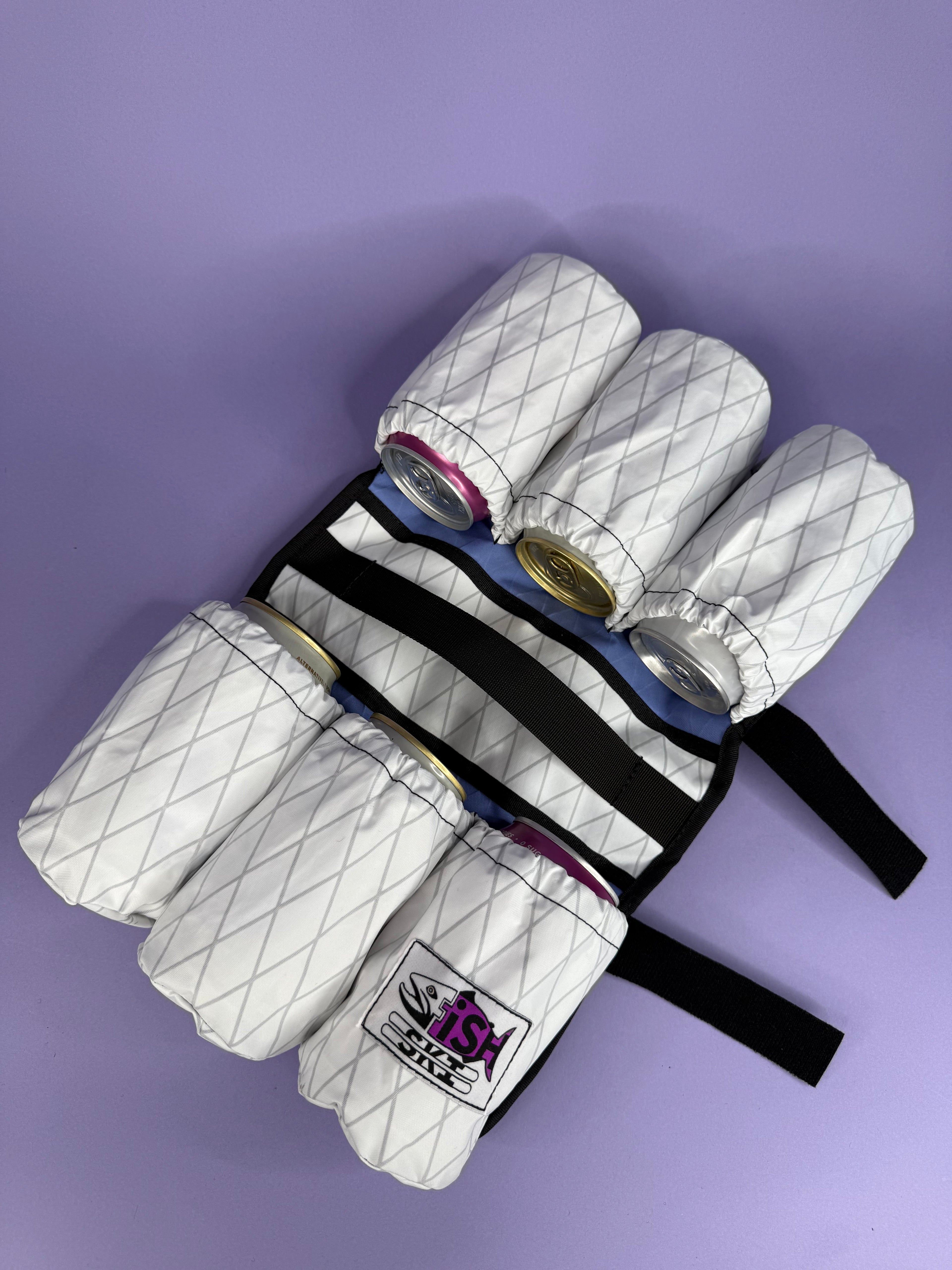 WHITE 6-Pack Beverage Carrier