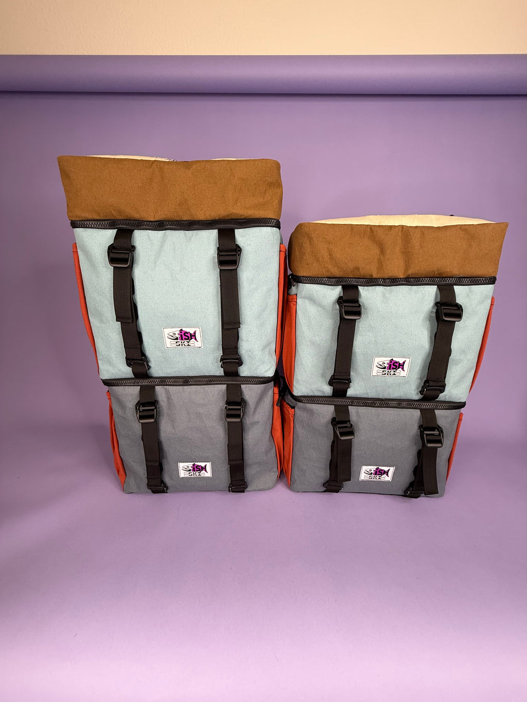 Glacier Blue/Grey Backpack Pannier