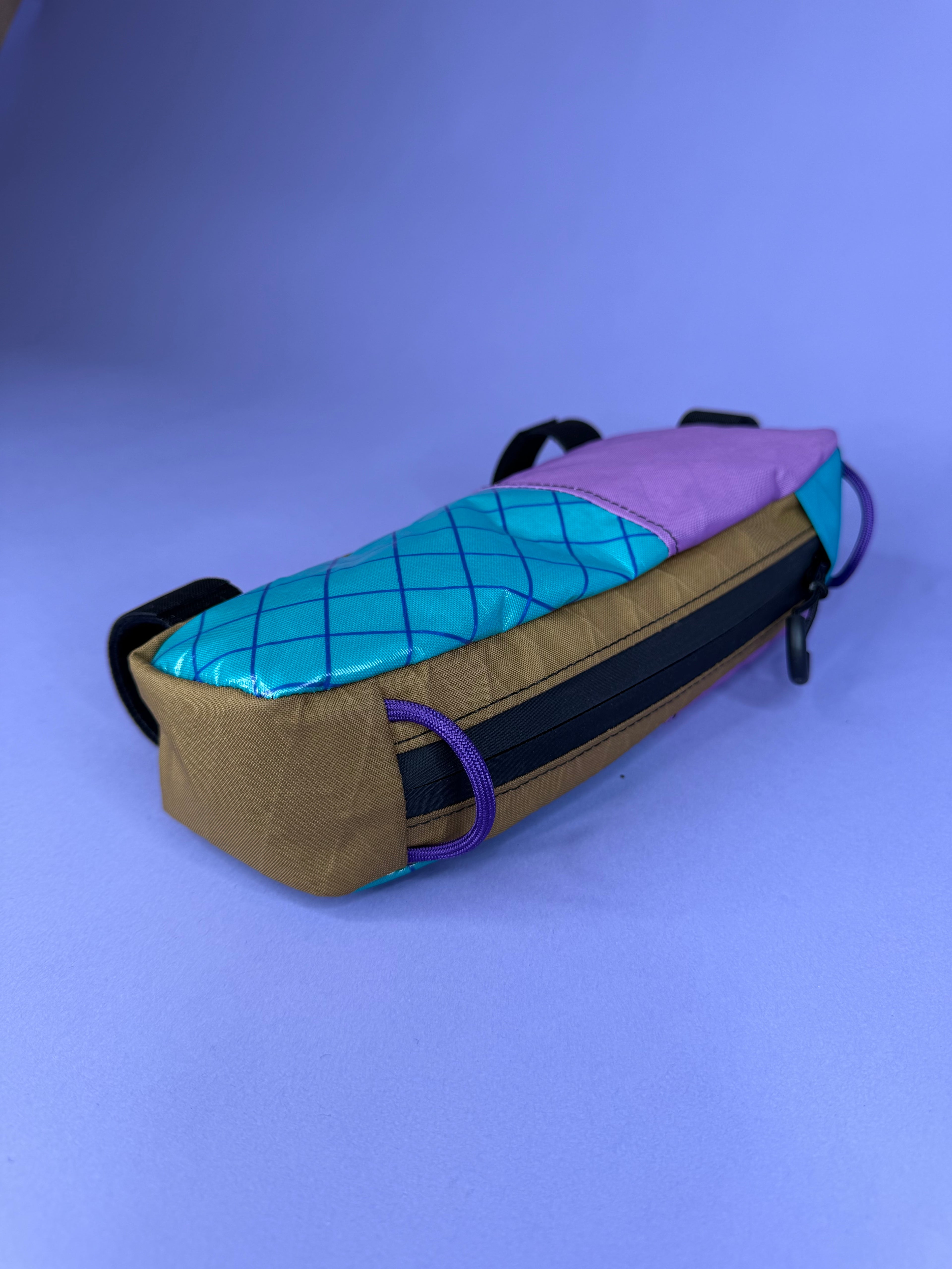 Lavender/Teal Top Tube Bag