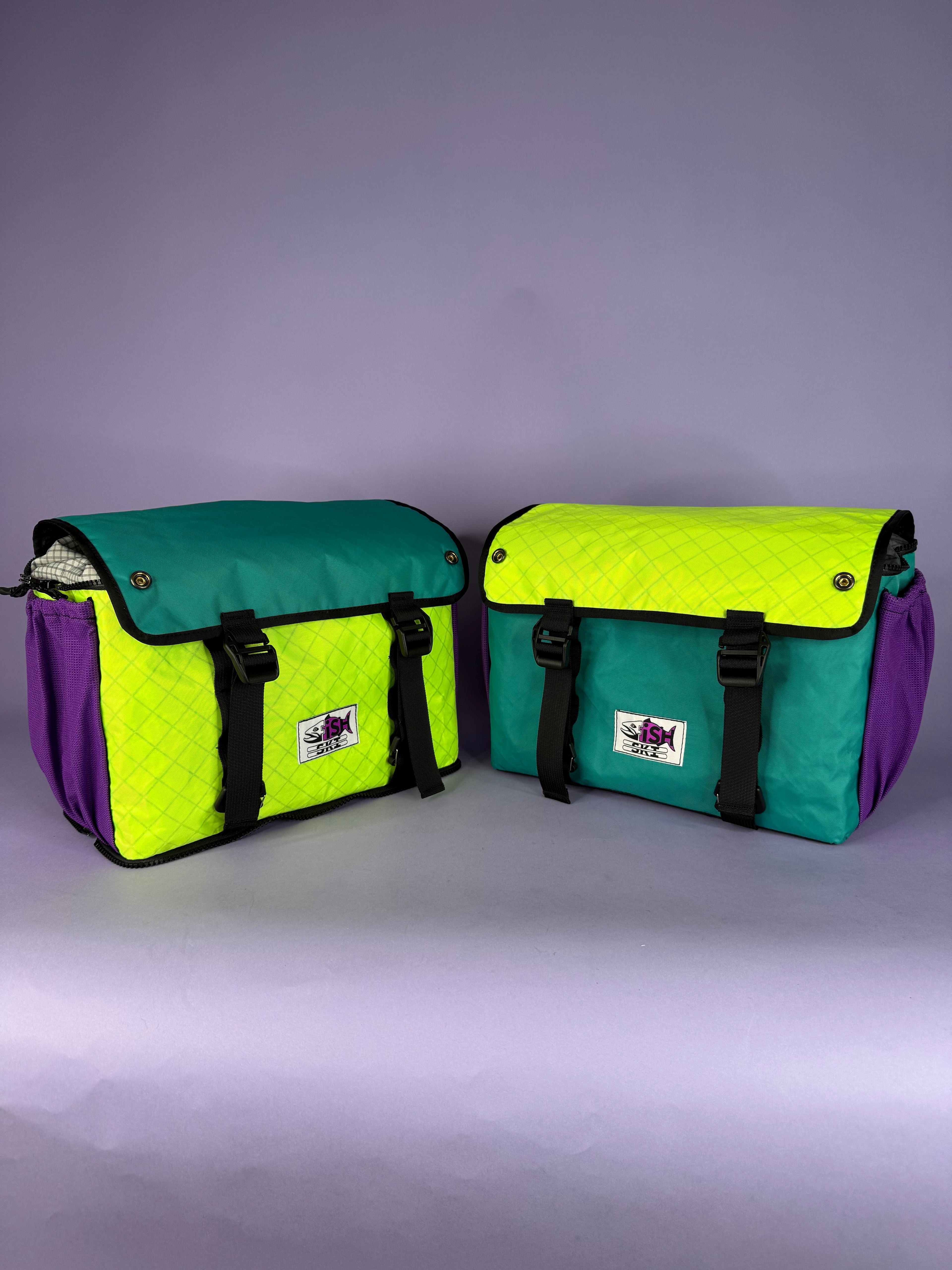 Teal/High-Vis Backpack Pannier