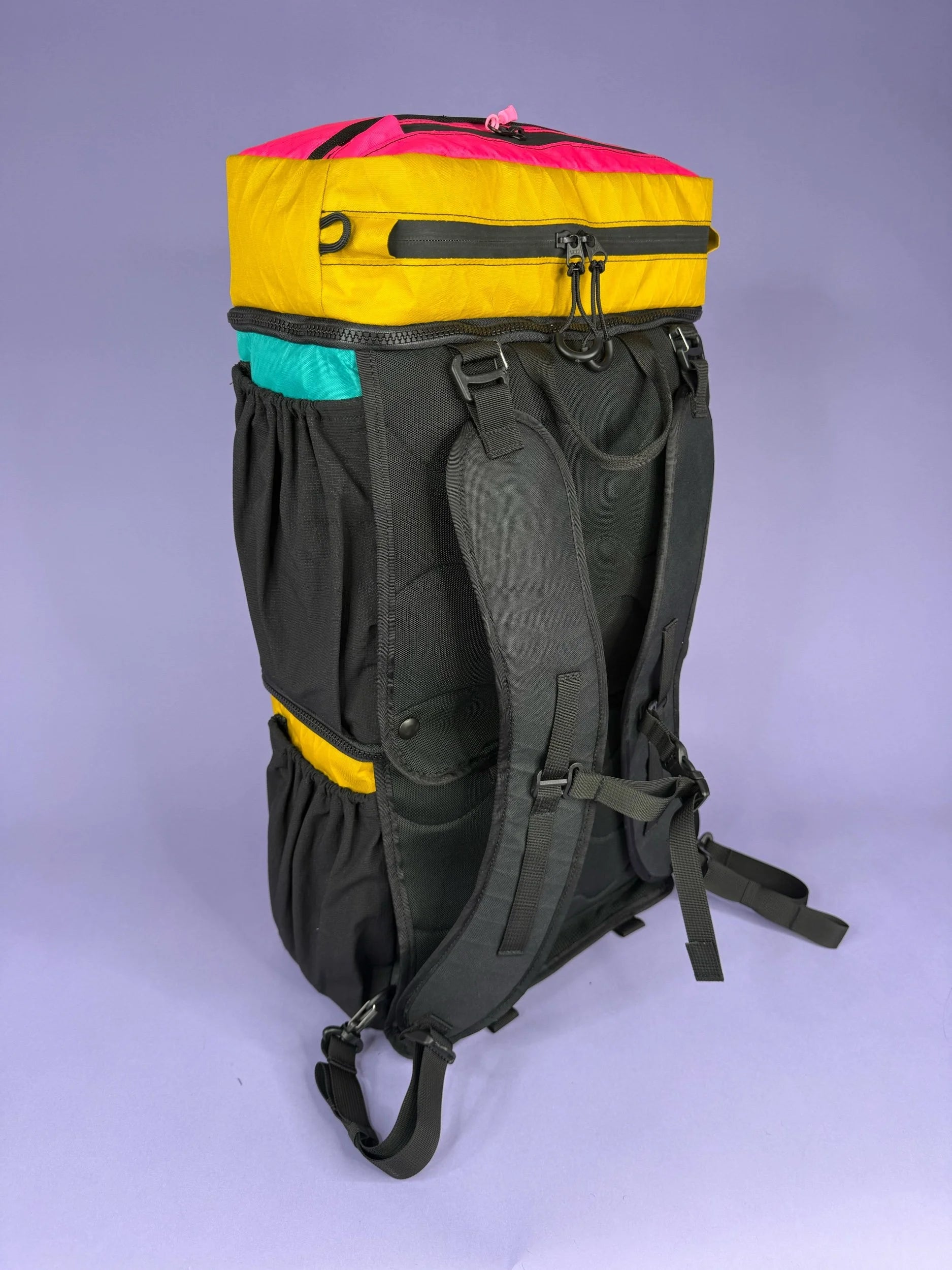 Goldenrod/Teal/Pink Backpack Pannier