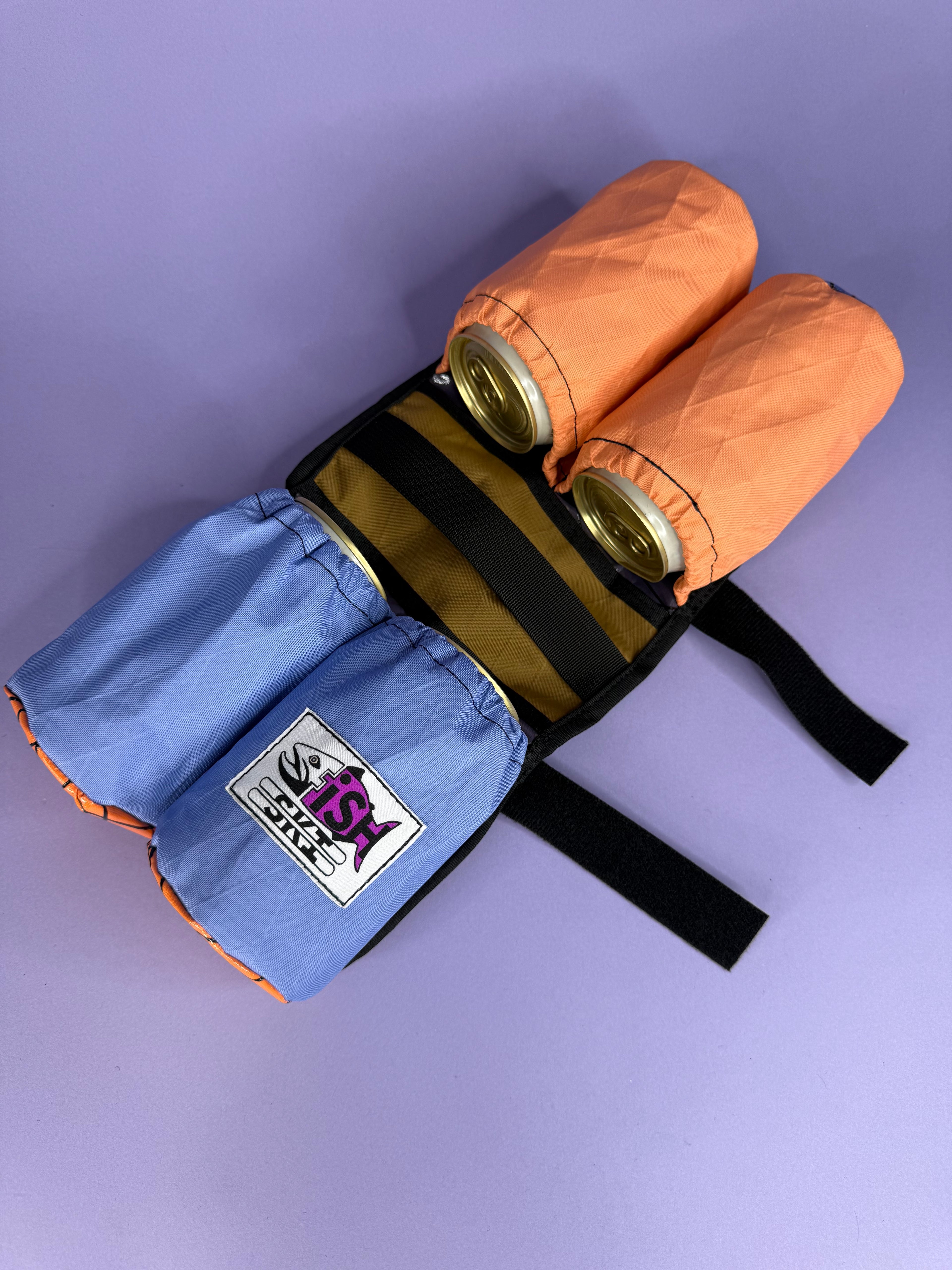Bluebell/Coral 4-Pack Beverage Carrier