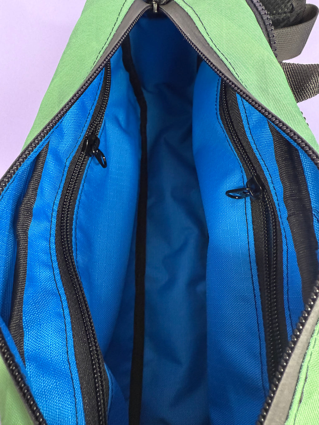Blue/Green Backpack Pannier