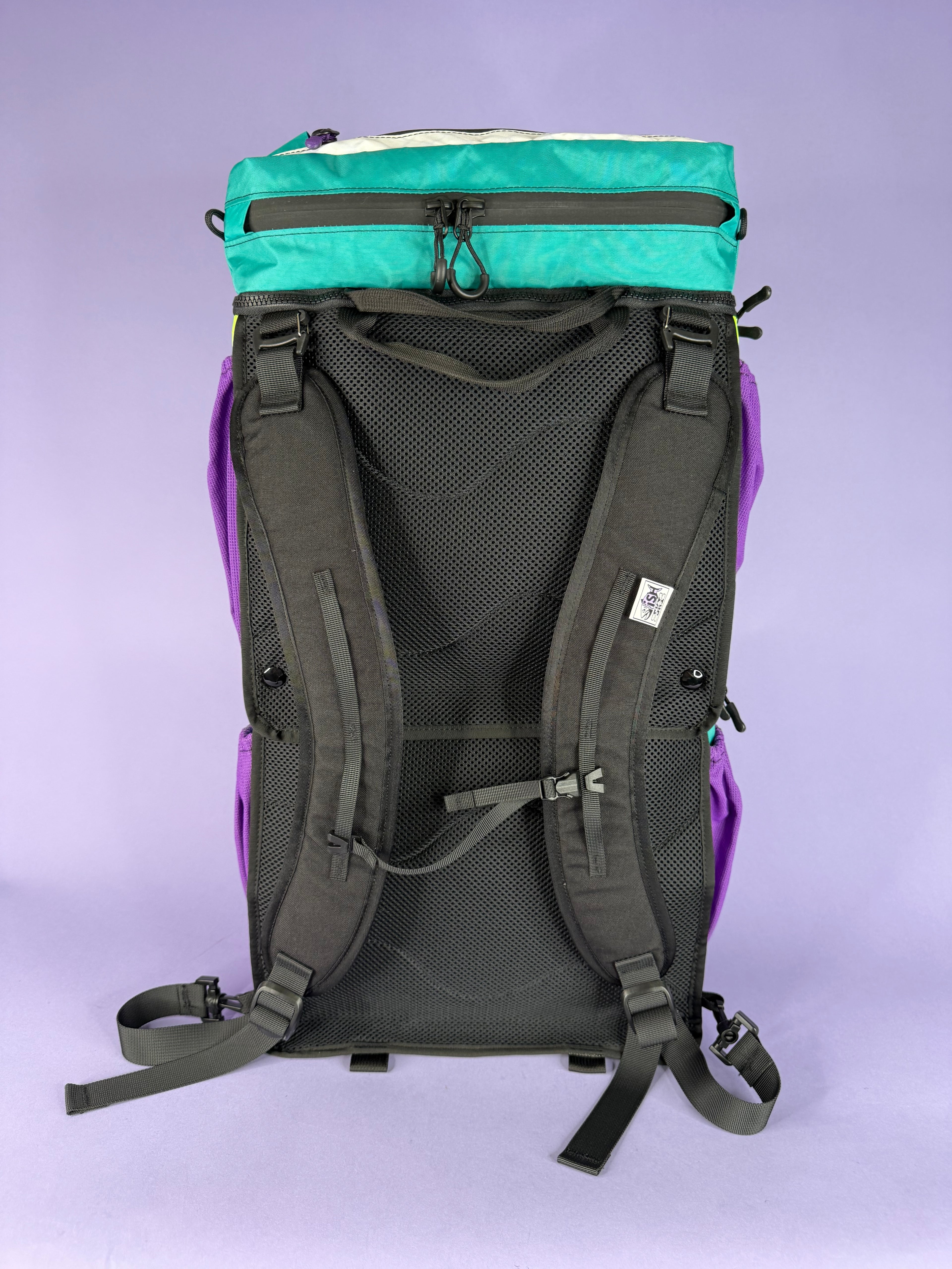 Teal/High-Vis Backpack Pannier