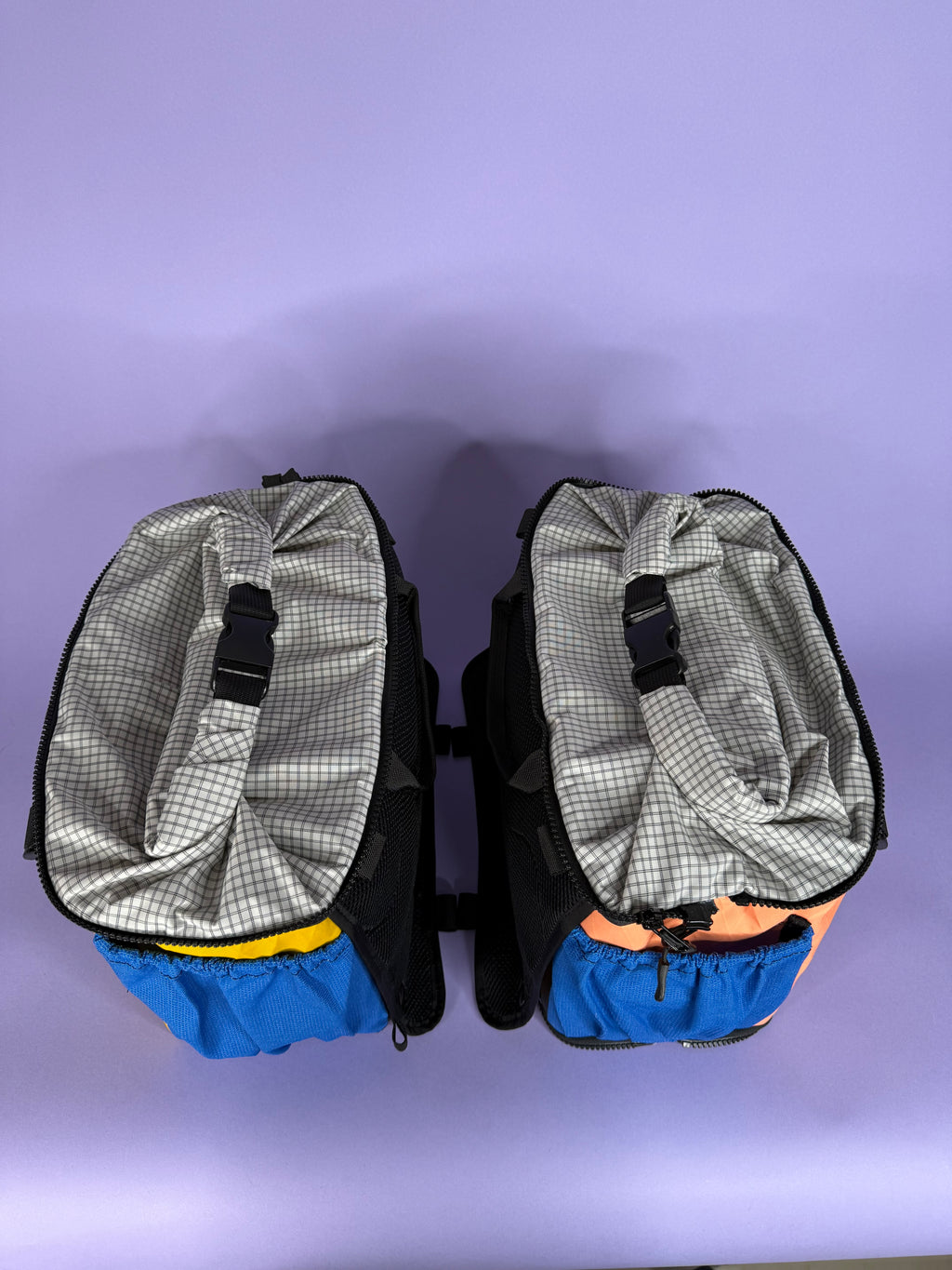 Coral/Goldenrod Backpack Pannier