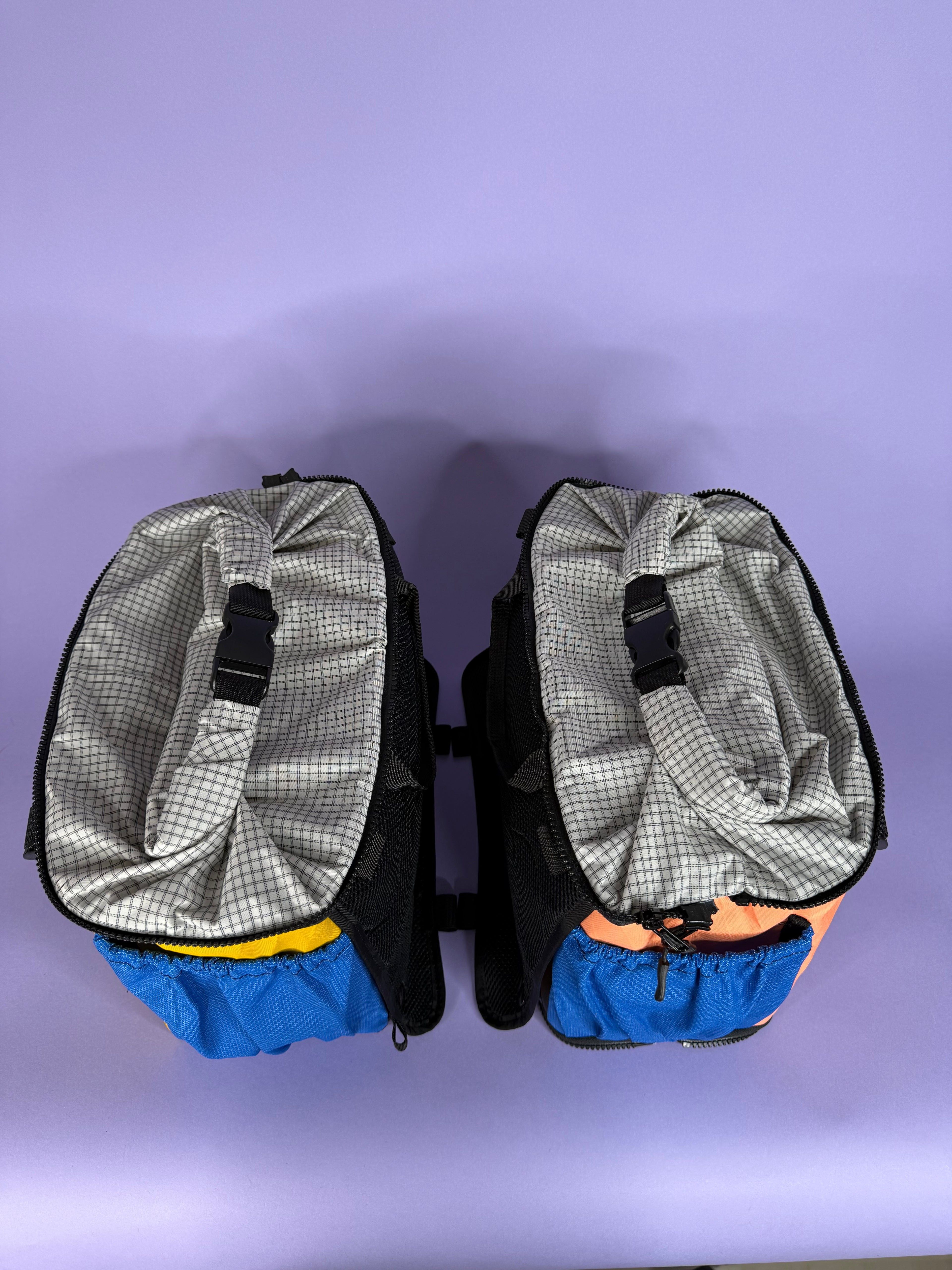 Coral/Goldenrod Backpack Pannier