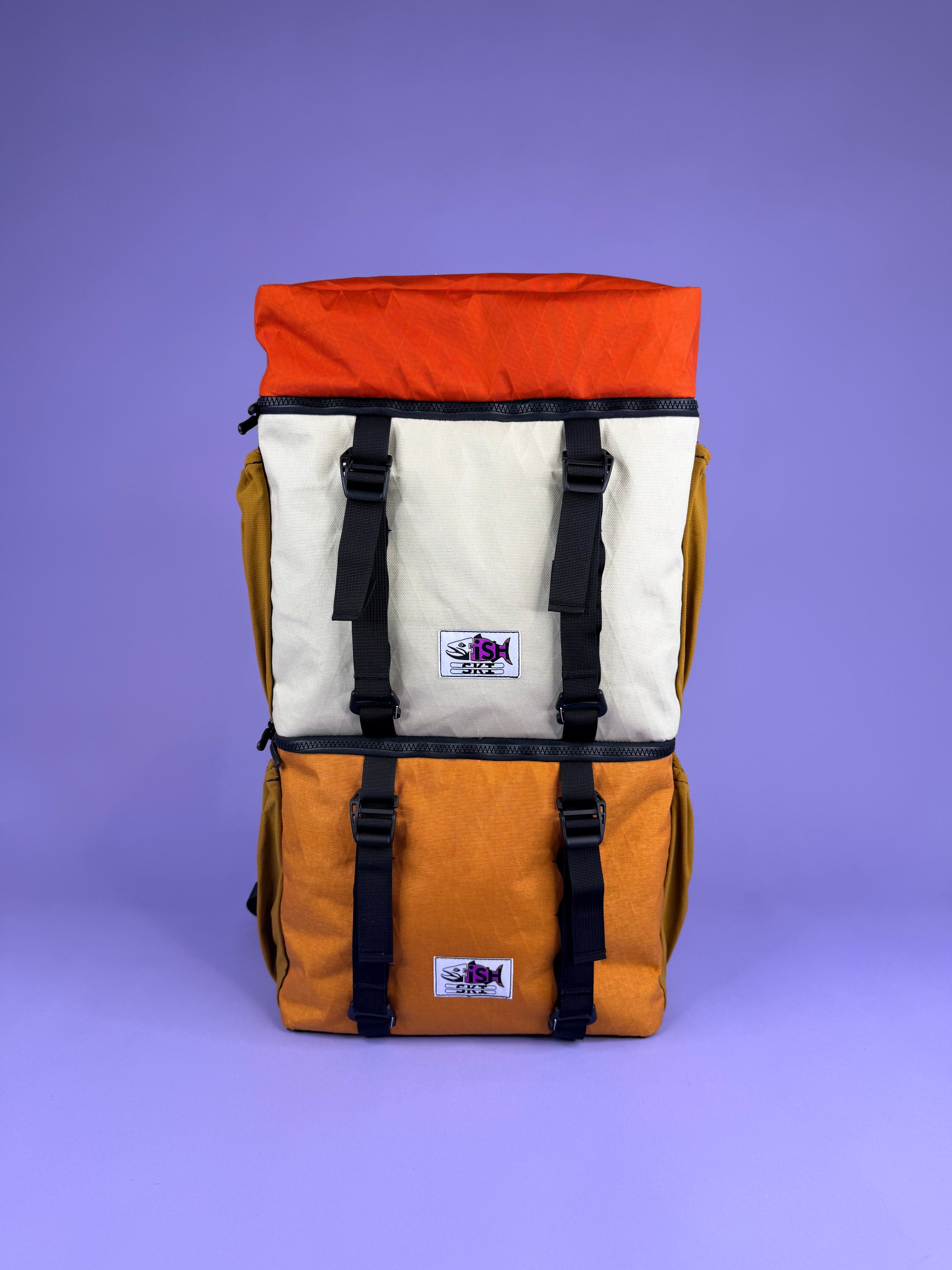 Marigold/Tan Backpack Pannier