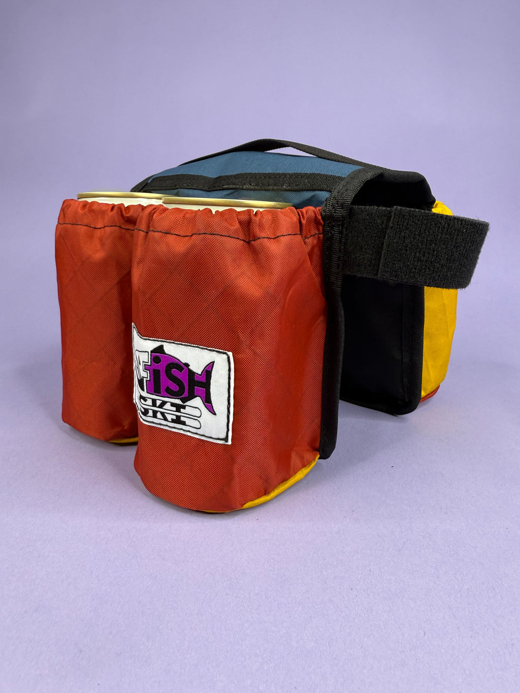 Brick/Goldenrod 4-Pack Beverage Carrier