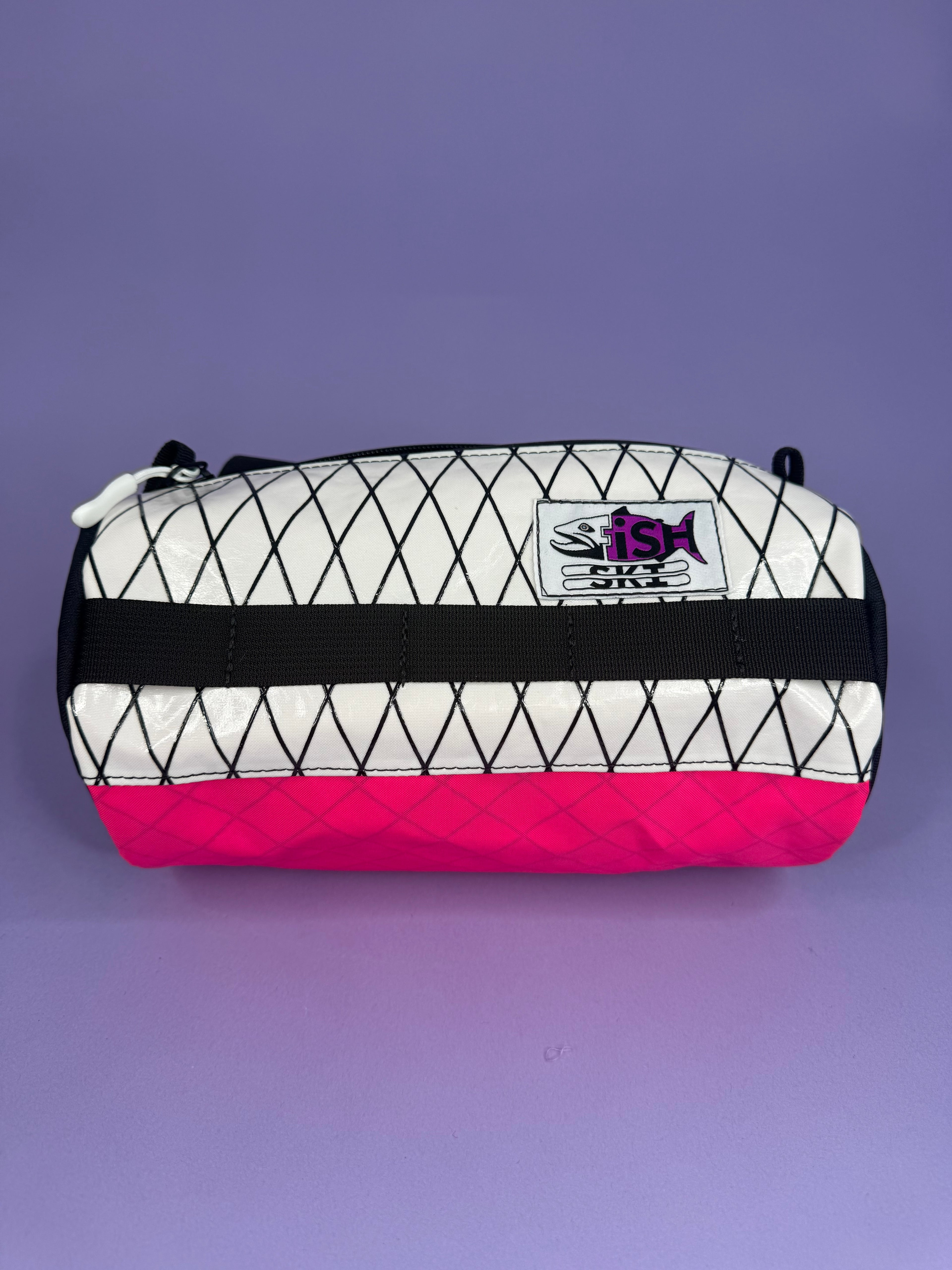 Pink/Black Patchwork 10" Handlebar Burrito