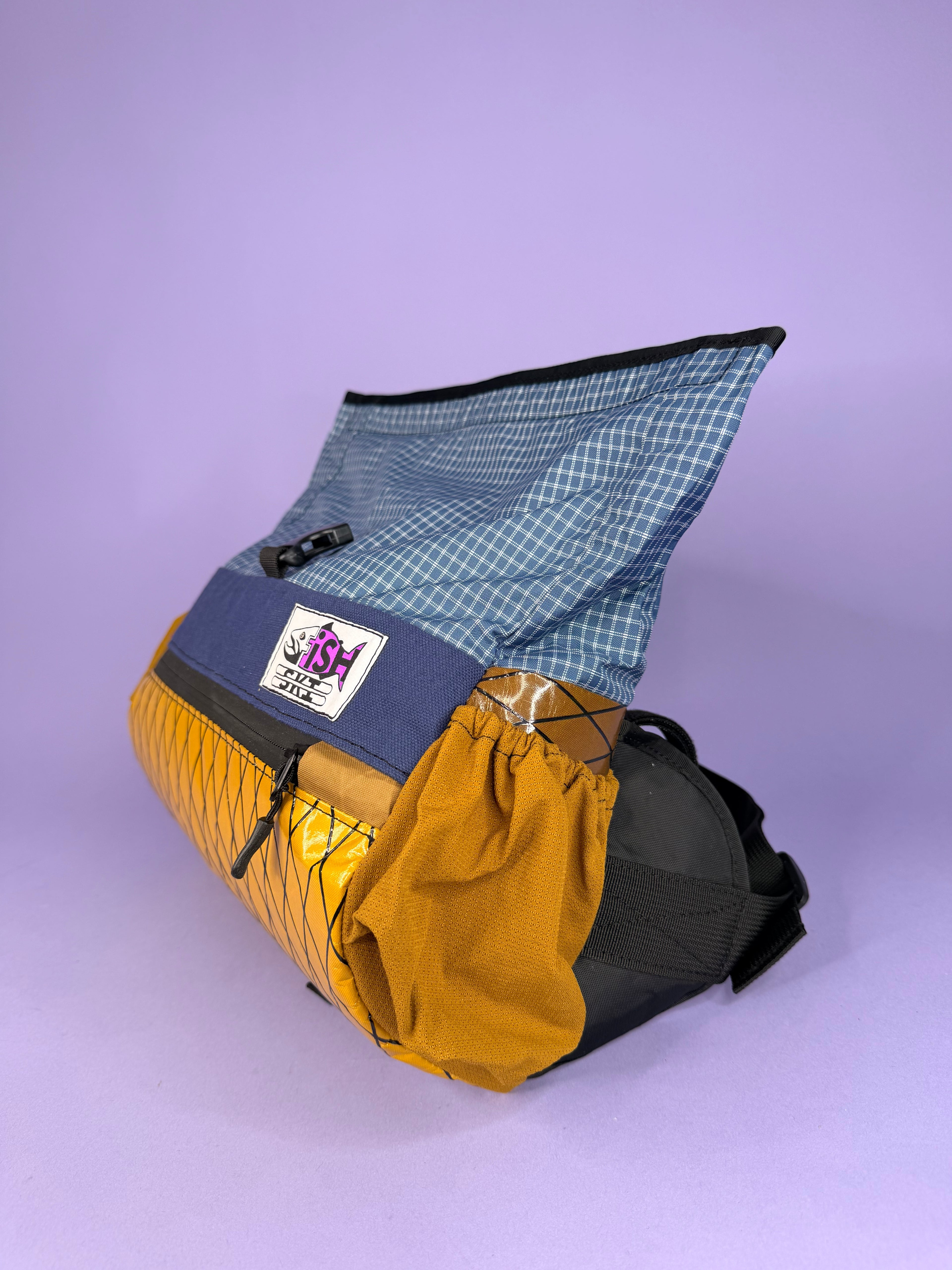 PATCHWORK FANNY PACK / HANDLEBAR BAGS (all colors)