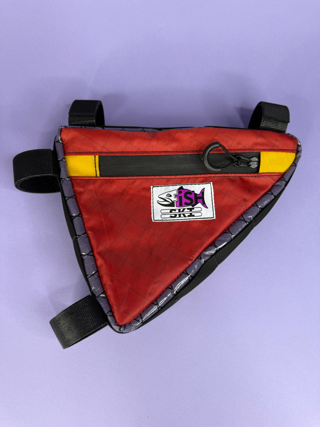 Brick/Purple X Corner Frame Bag