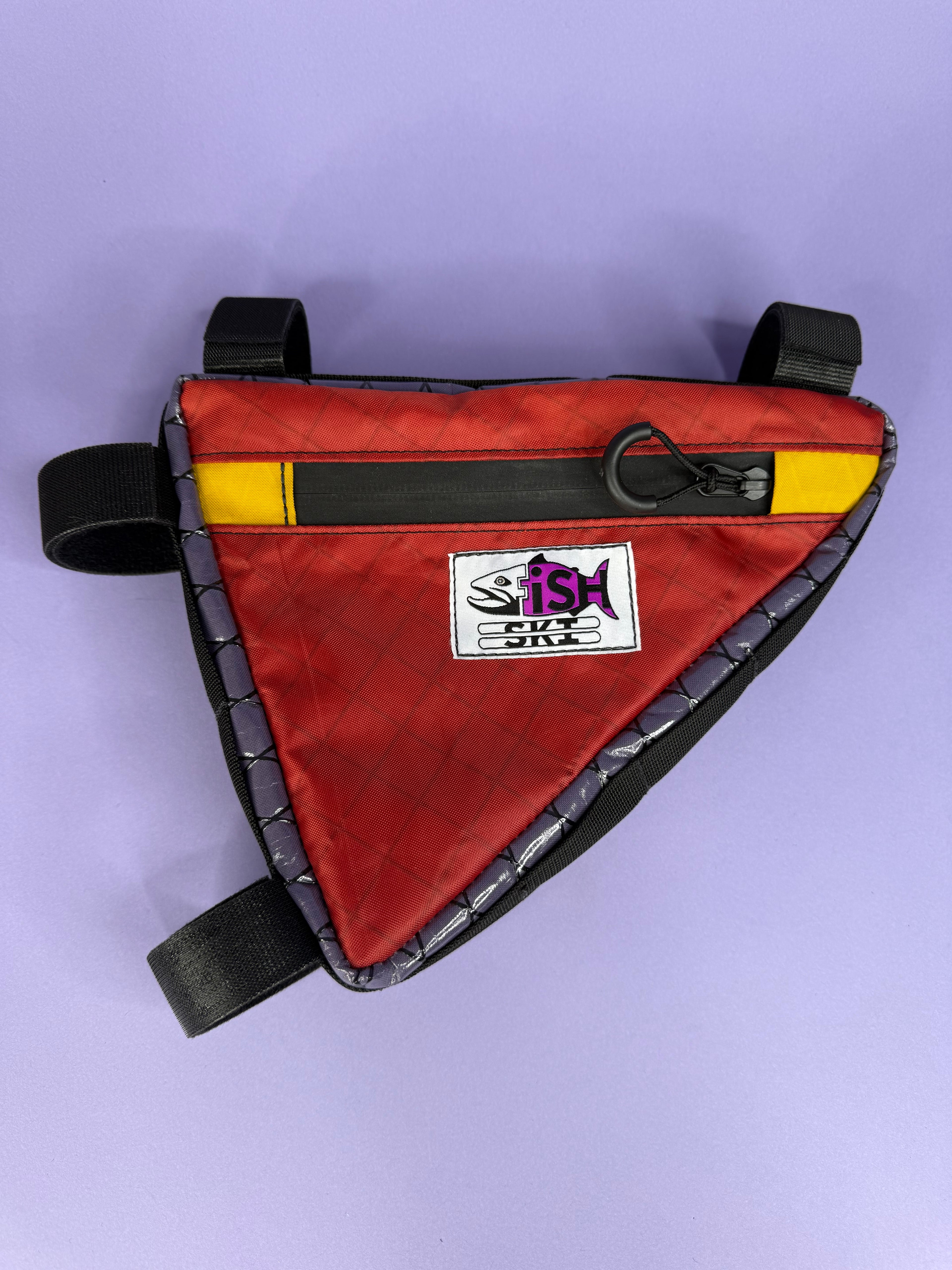 Brick/Purple X Corner Frame Bag