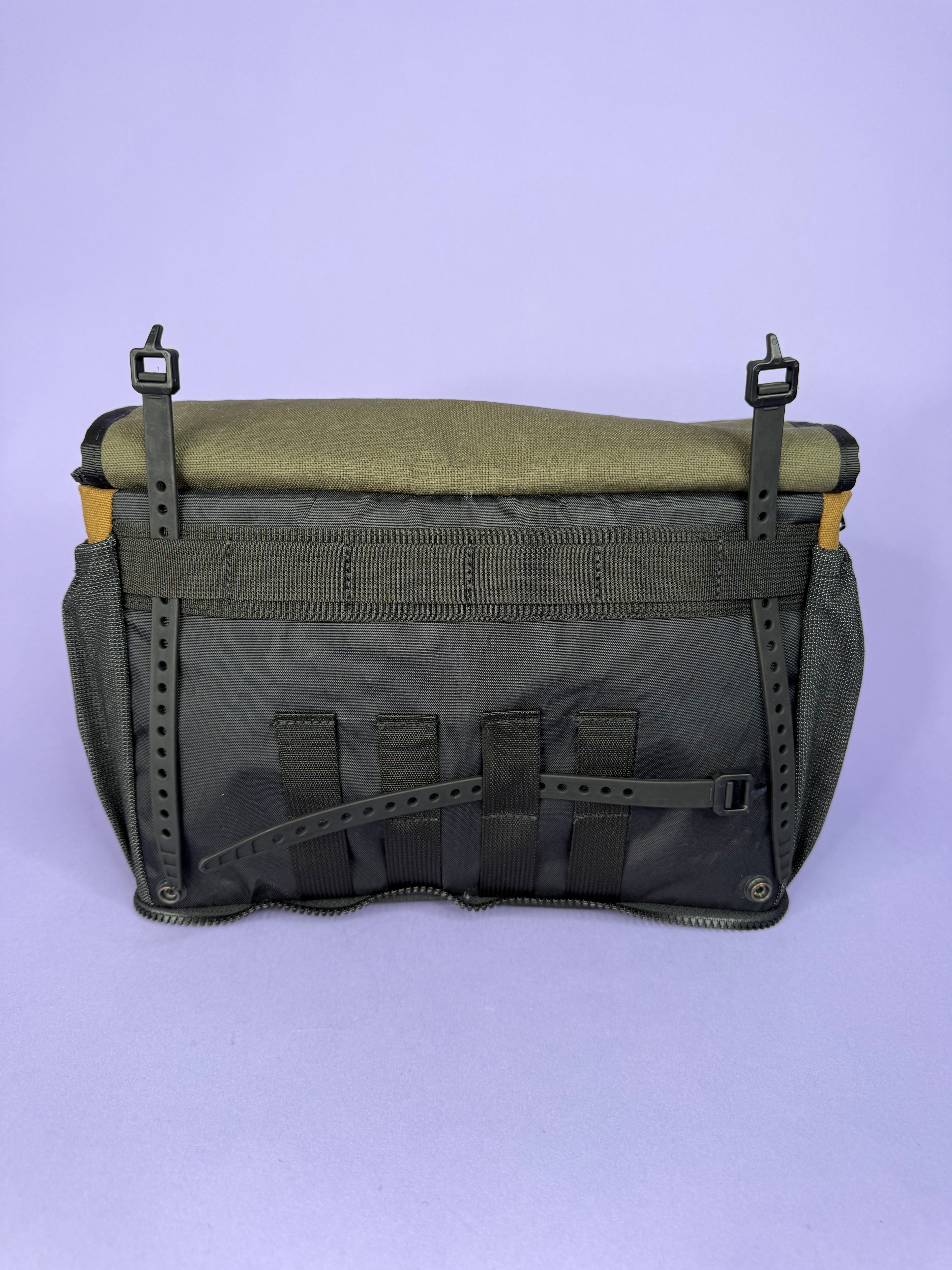 Forest Green/Brown Backpack Pannier