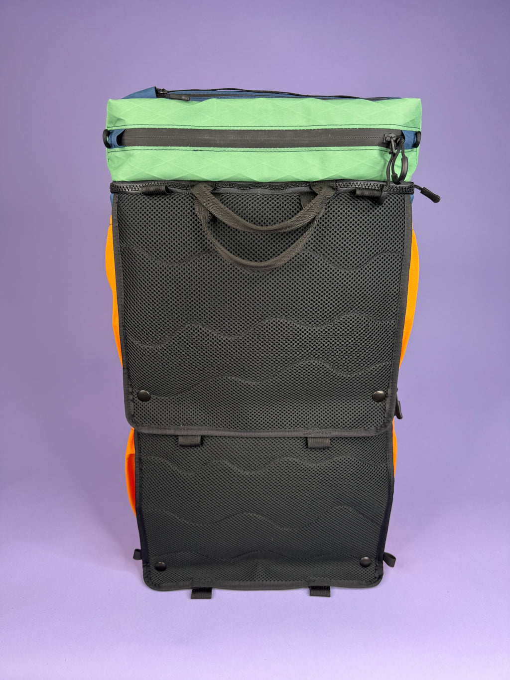 Blue/Green Backpack Pannier