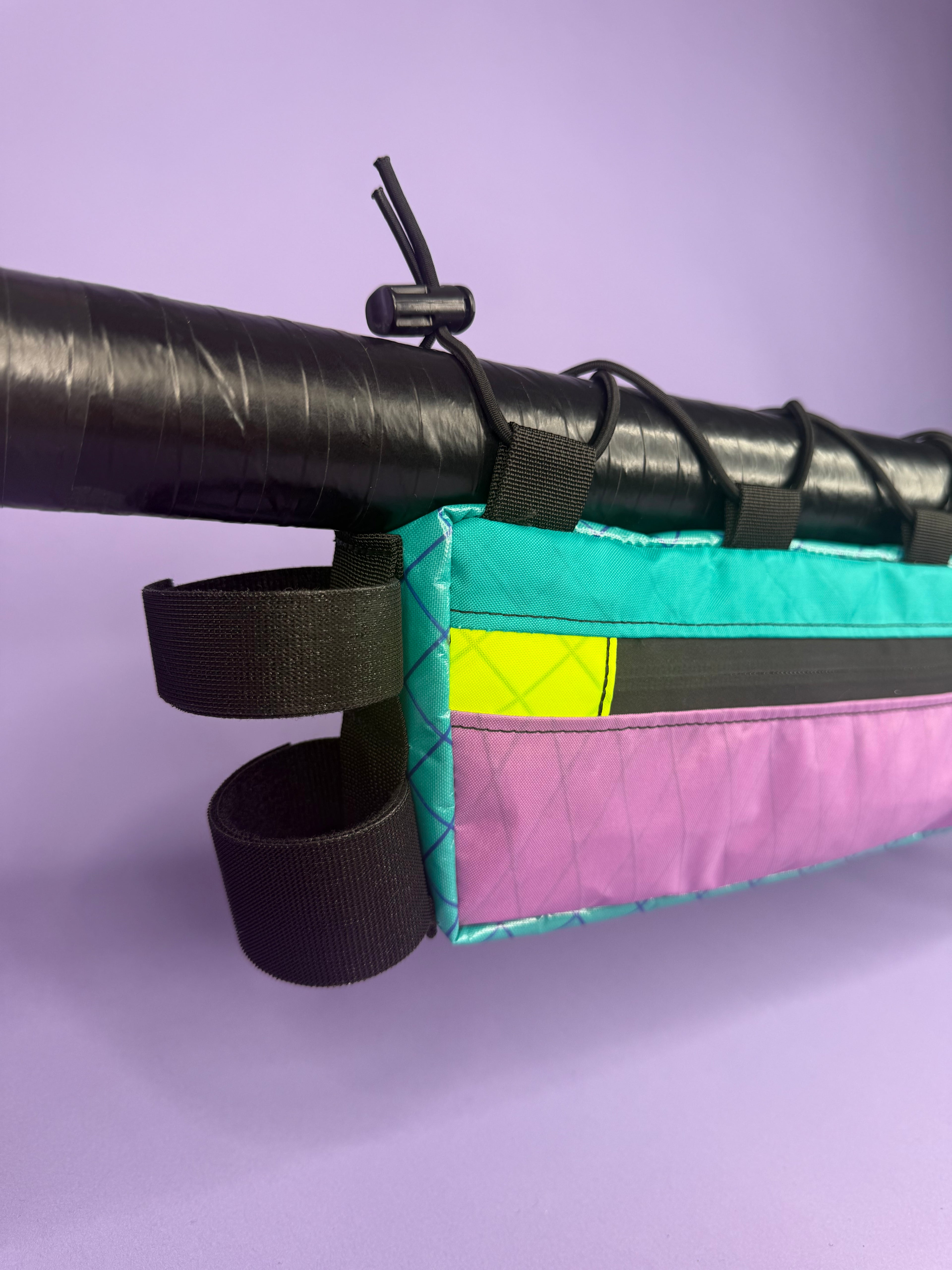 Teal/Lavender Half Frame Bag