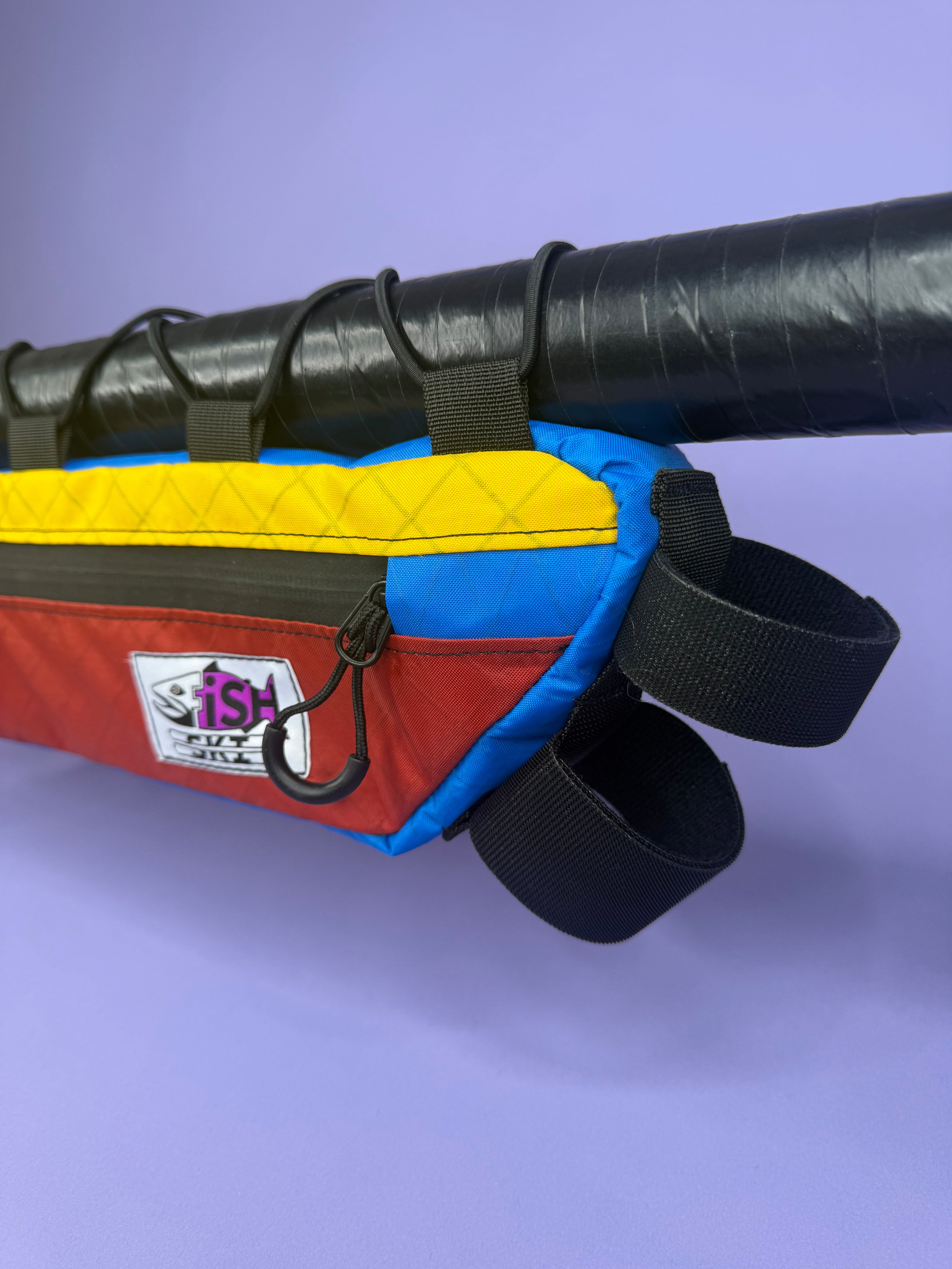 Yellow/Brick Half Frame Bag