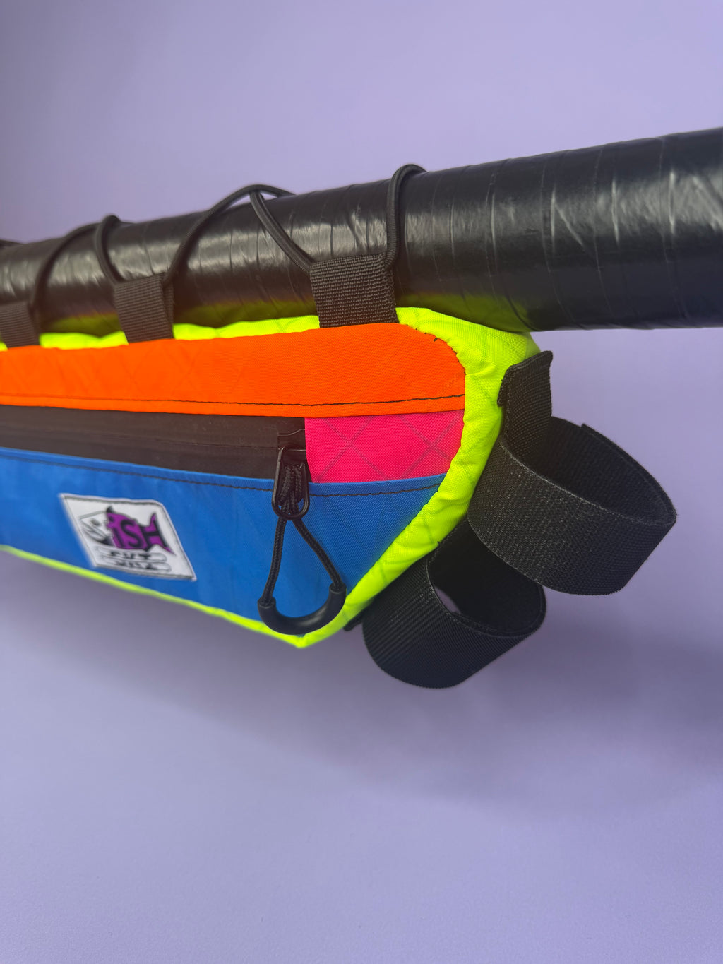 Orange/Blue Half Frame Bag