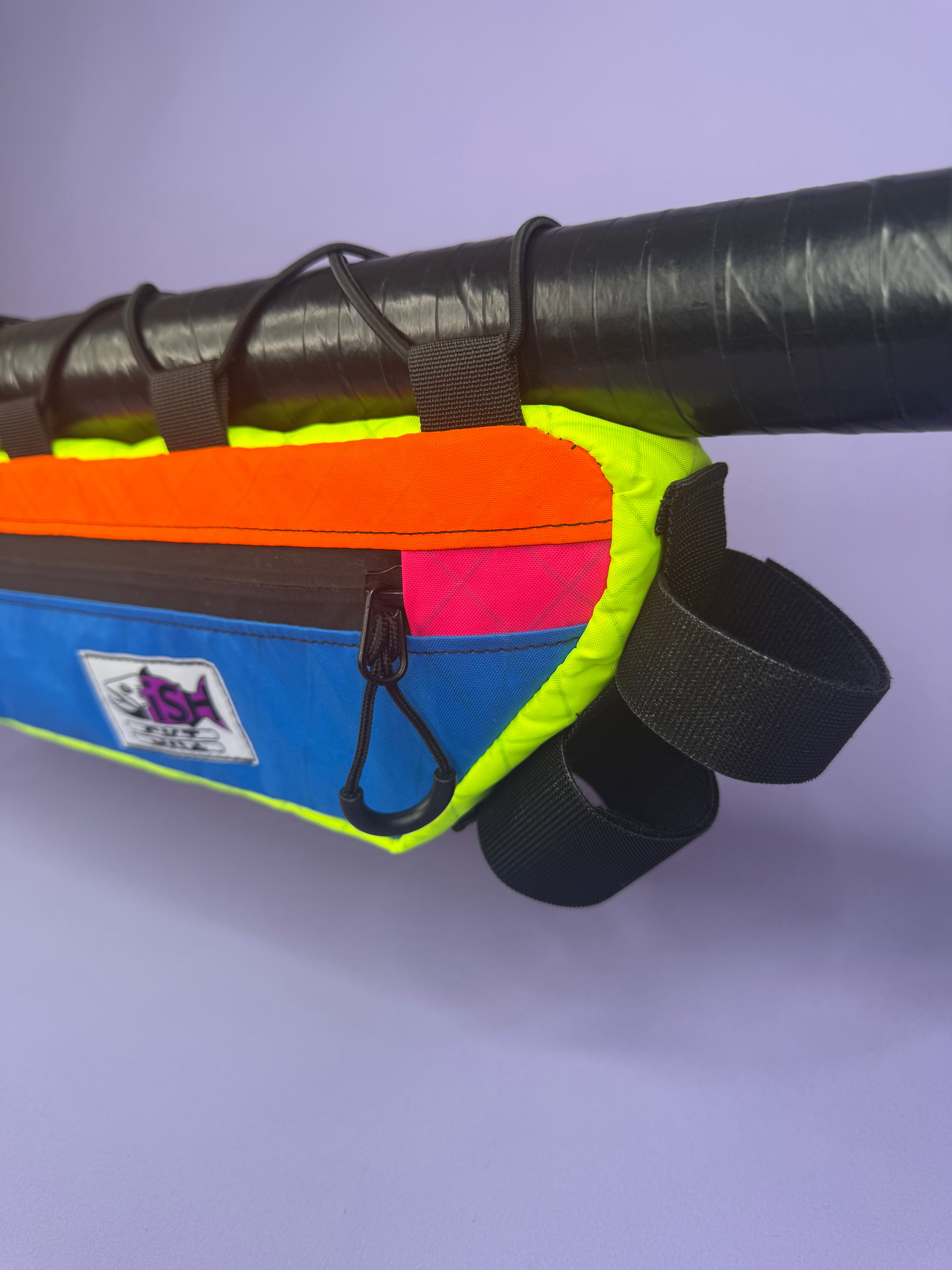 Orange/Blue Half Frame Bag