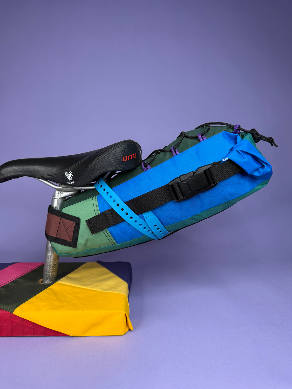 Blue/Green Saddlebag