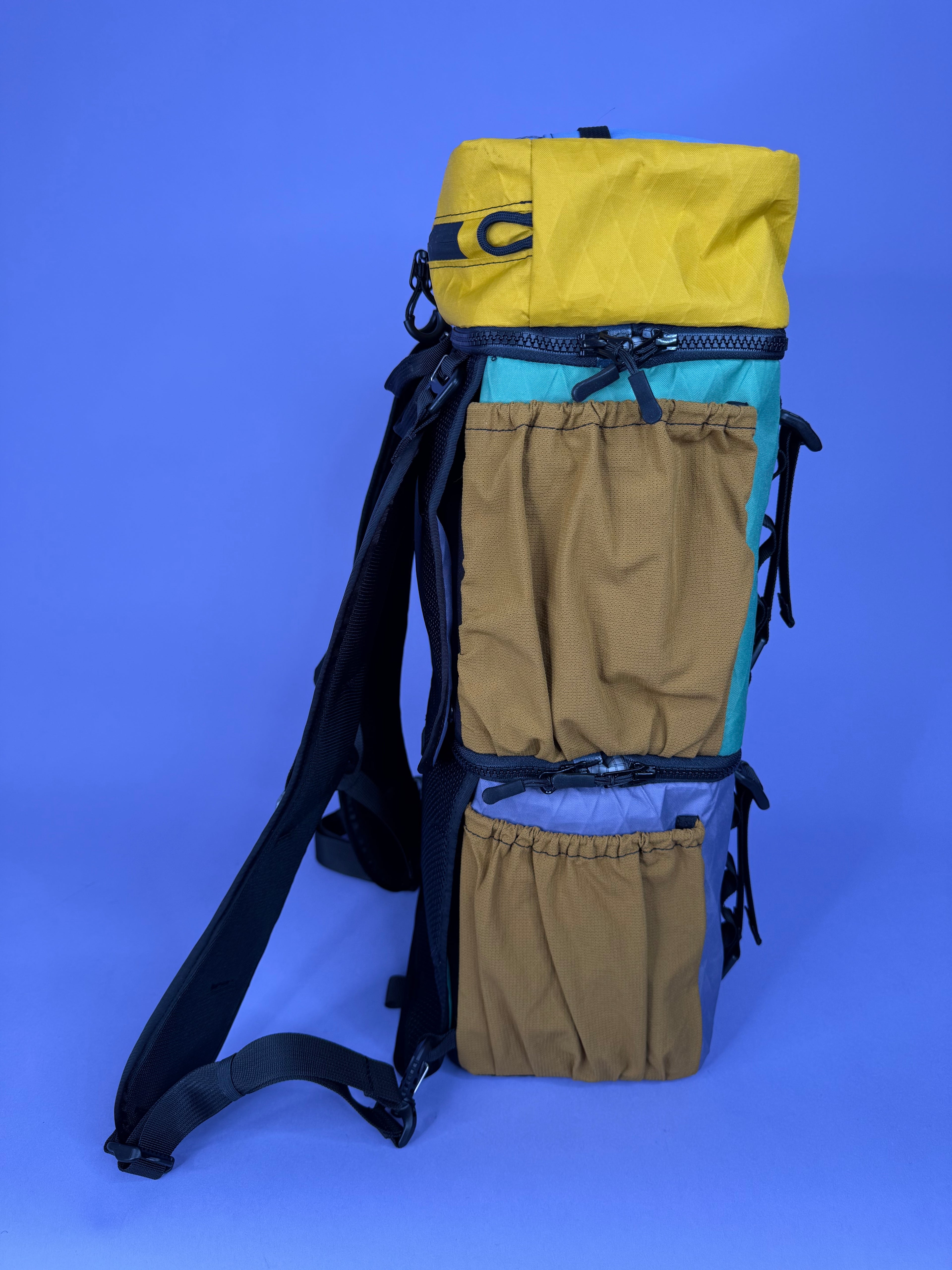 Green/Purple Backpack Pannier