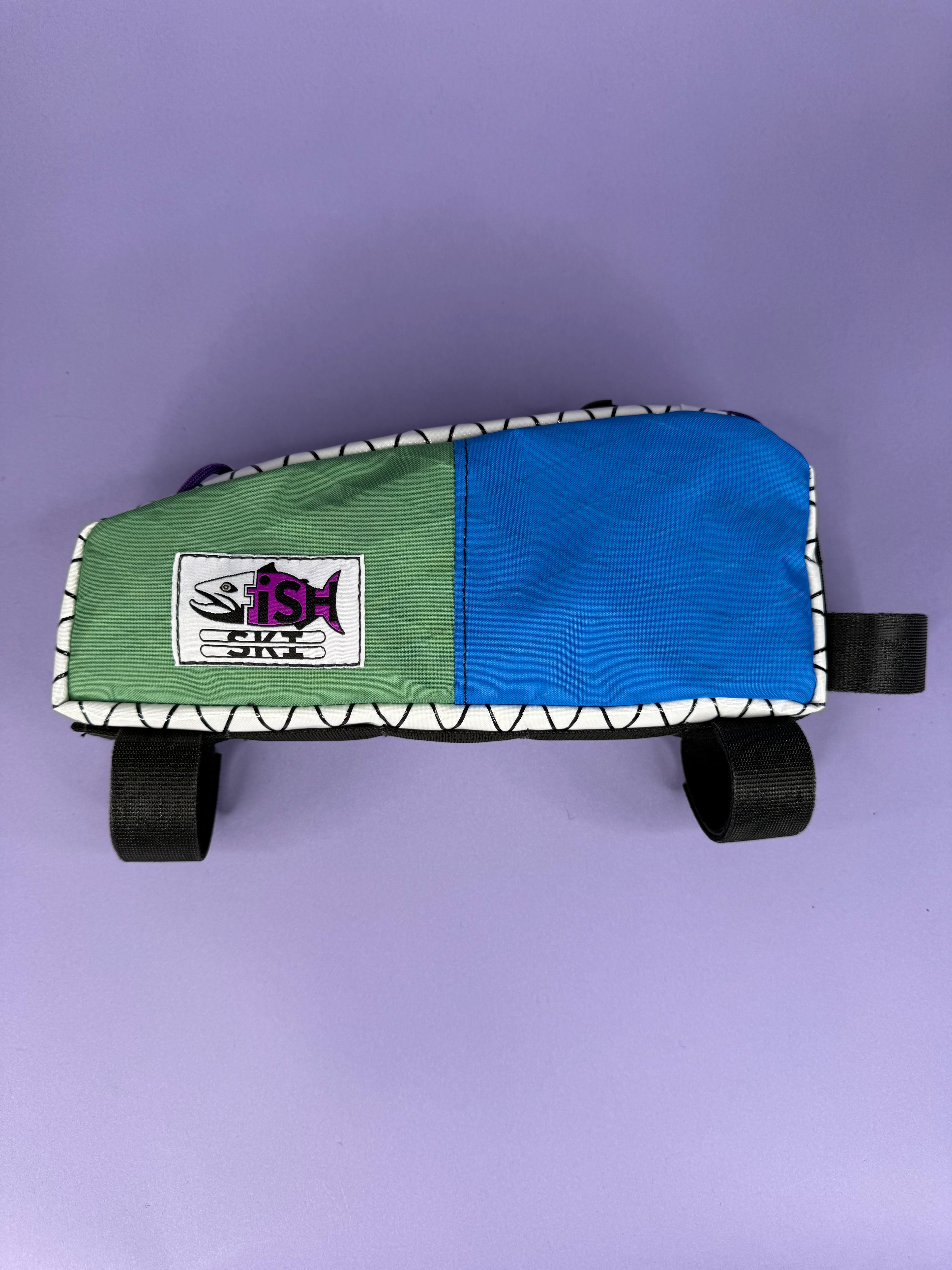 Blue/Green Top Tube Bag