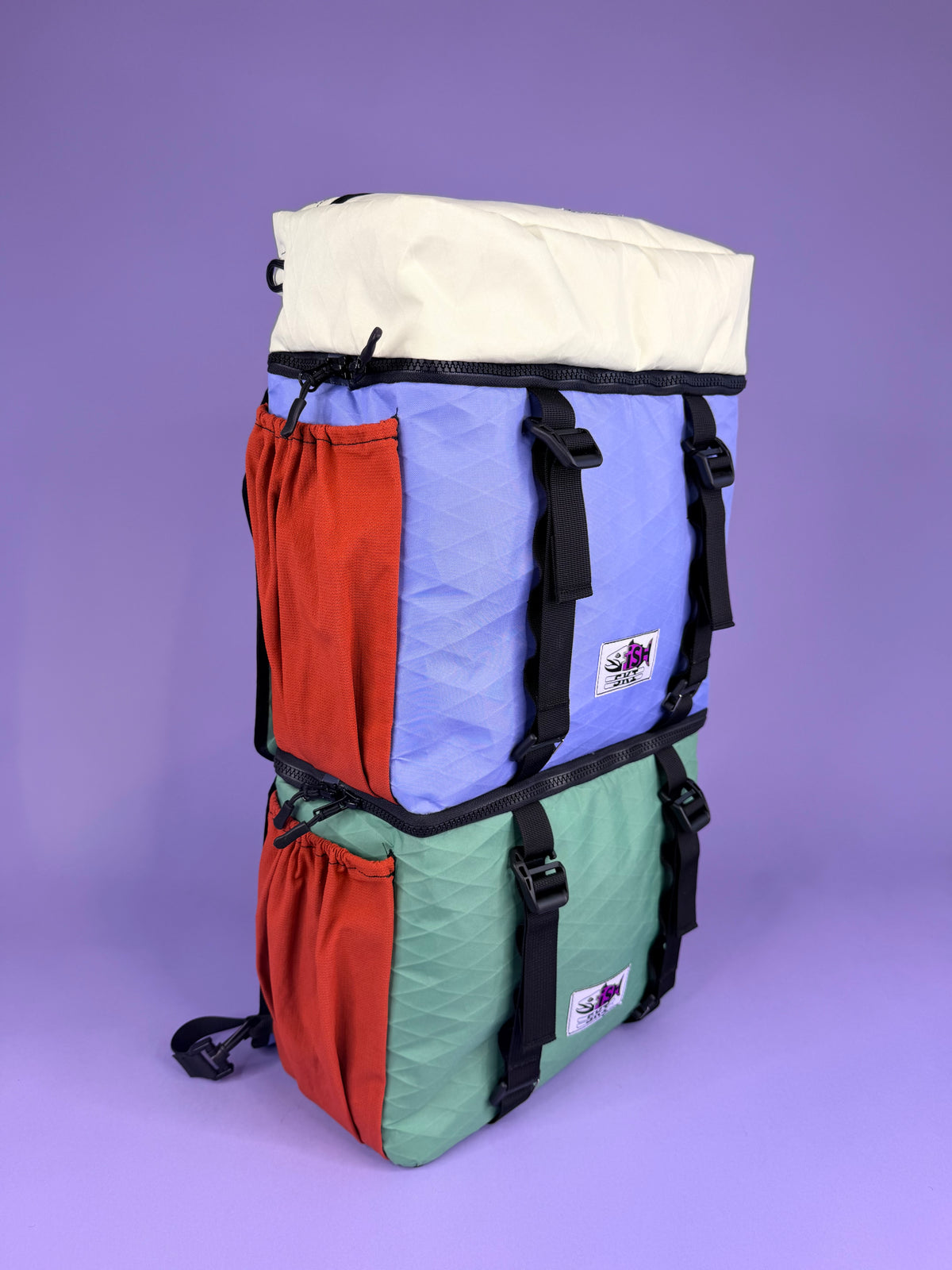 Evergreen/Bluebell Backpack Pannier