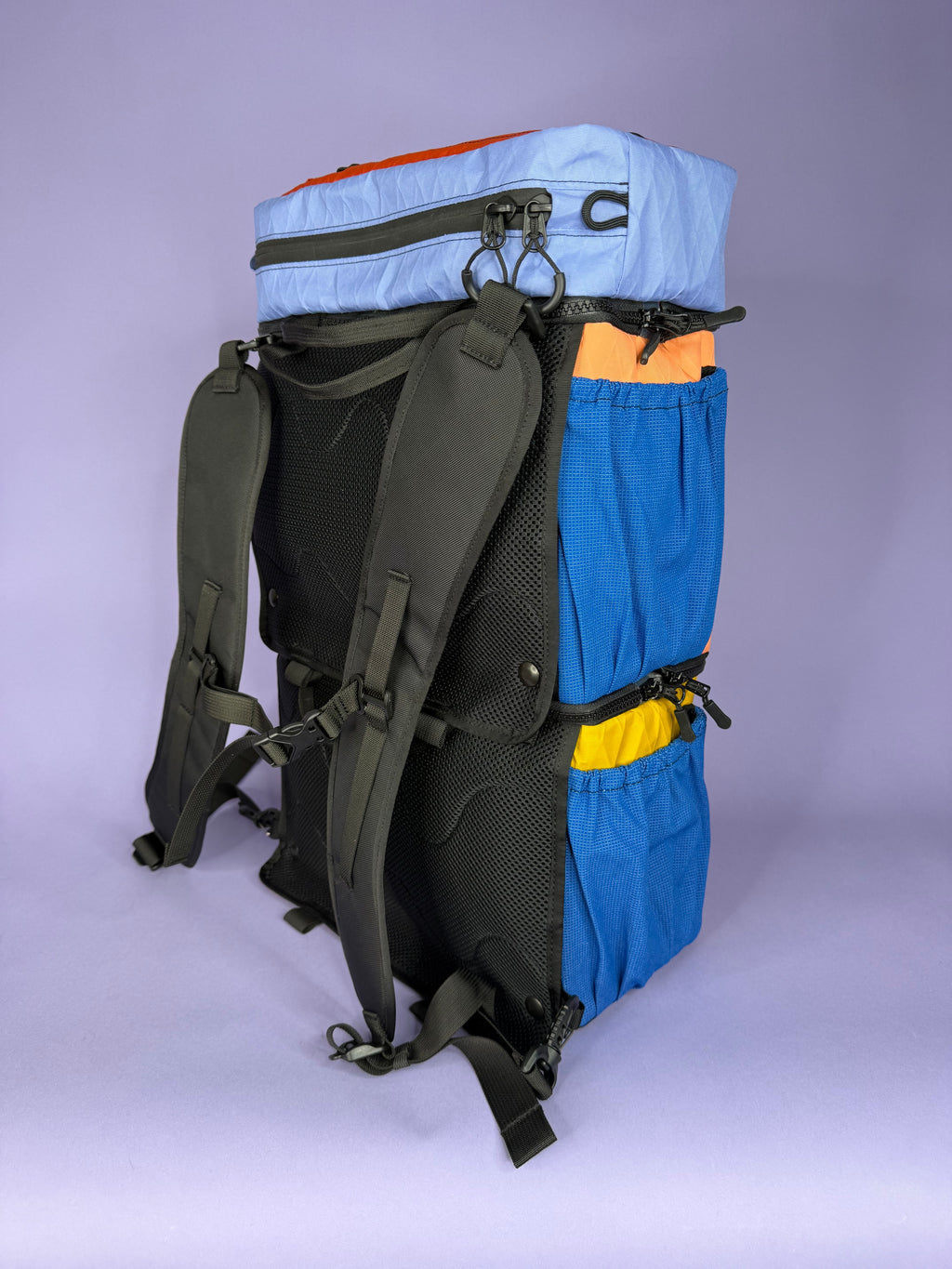 Coral/Goldenrod Backpack Pannier