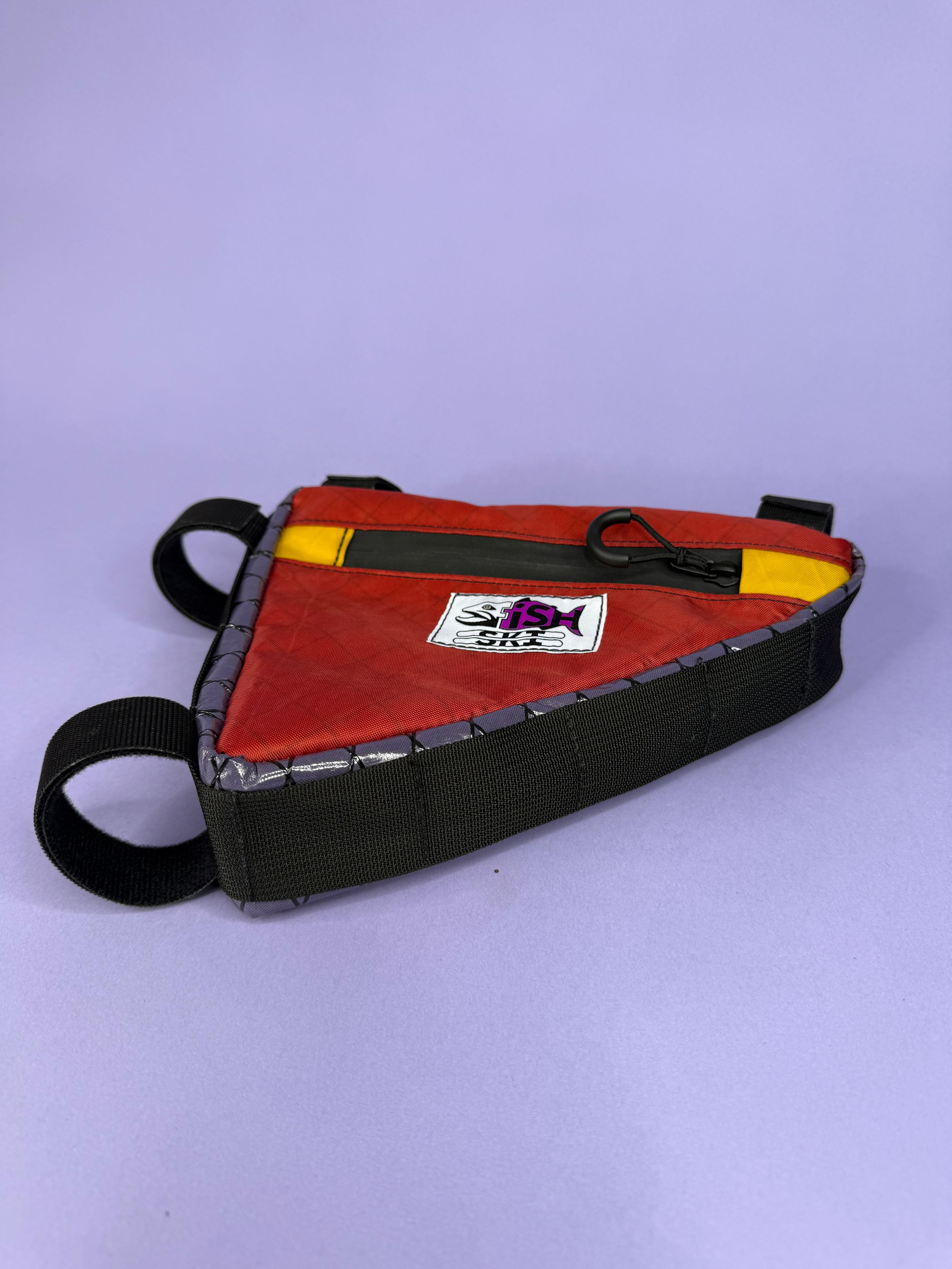 Brick/Purple X Corner Frame Bag