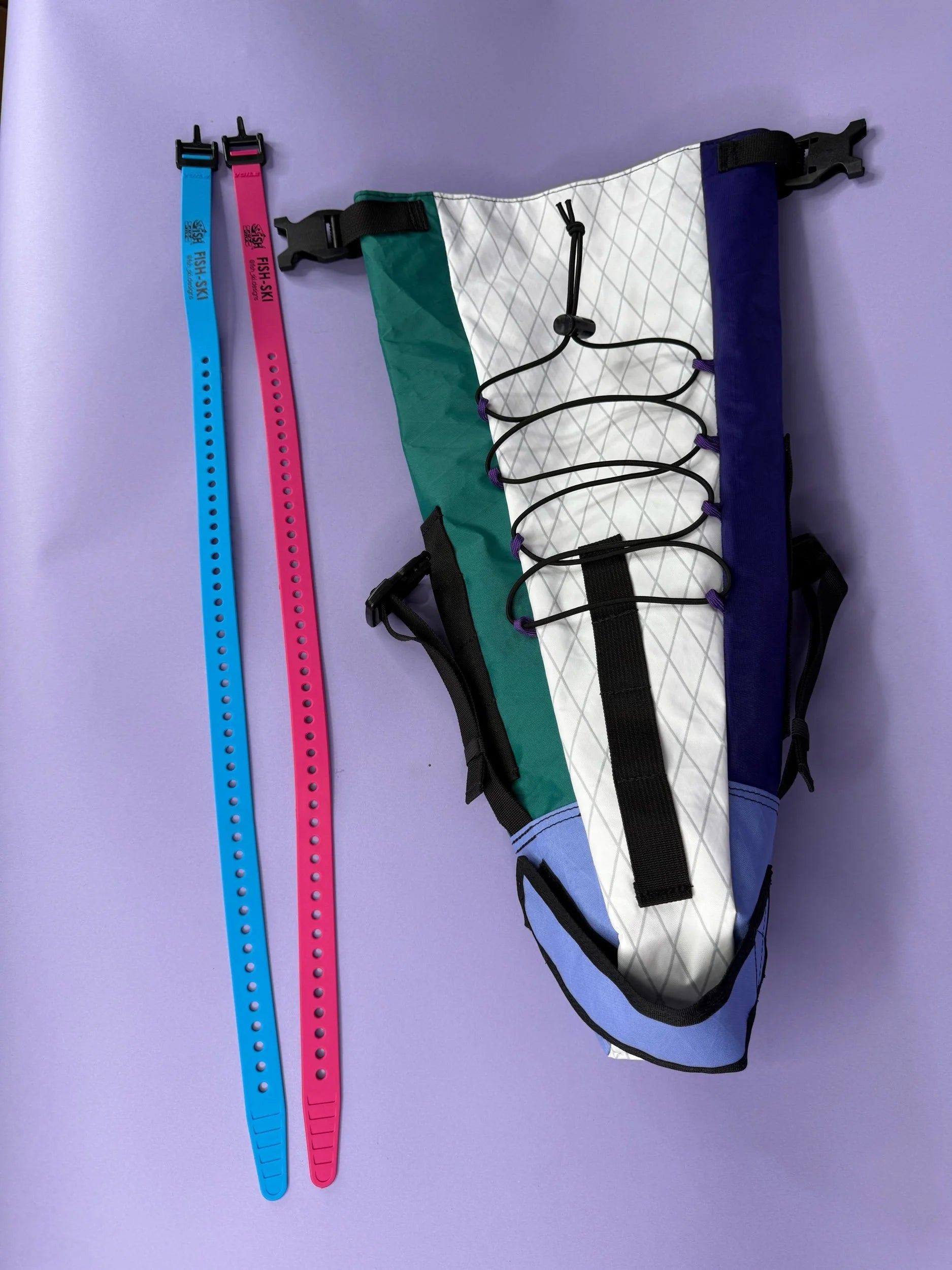 Green/White Saddlebag