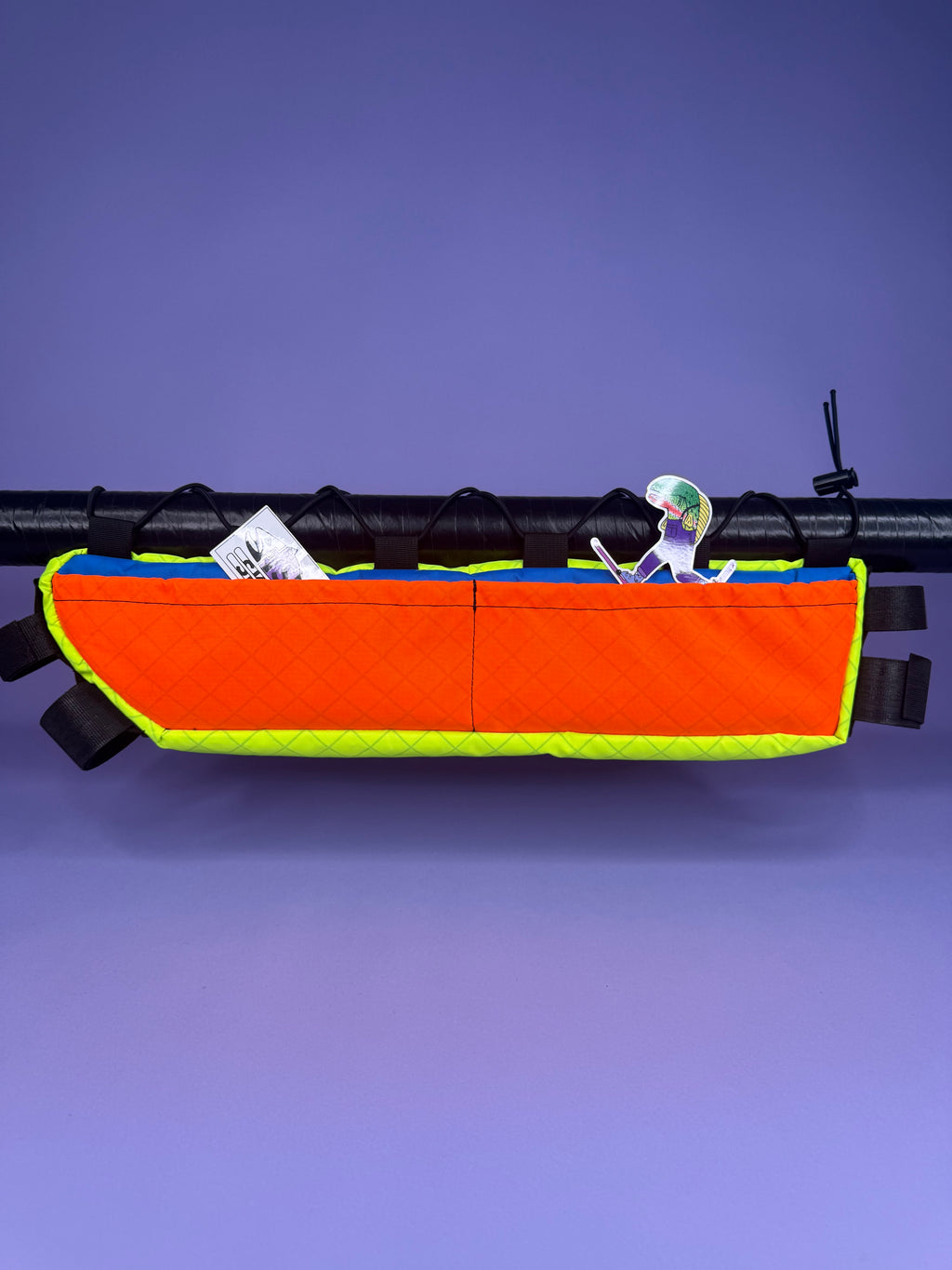 Orange/Blue Half Frame Bag