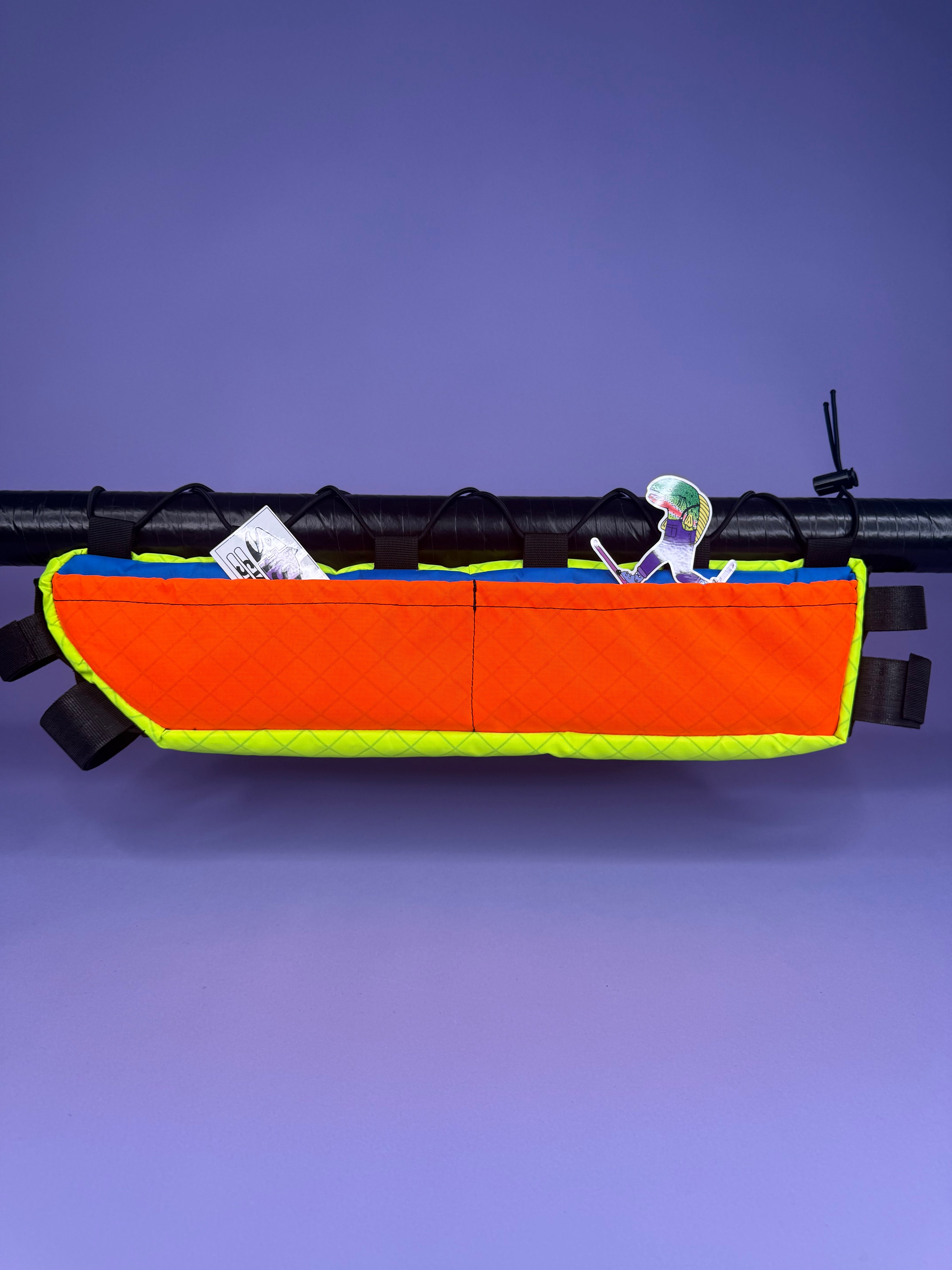 Orange/Blue Half Frame Bag