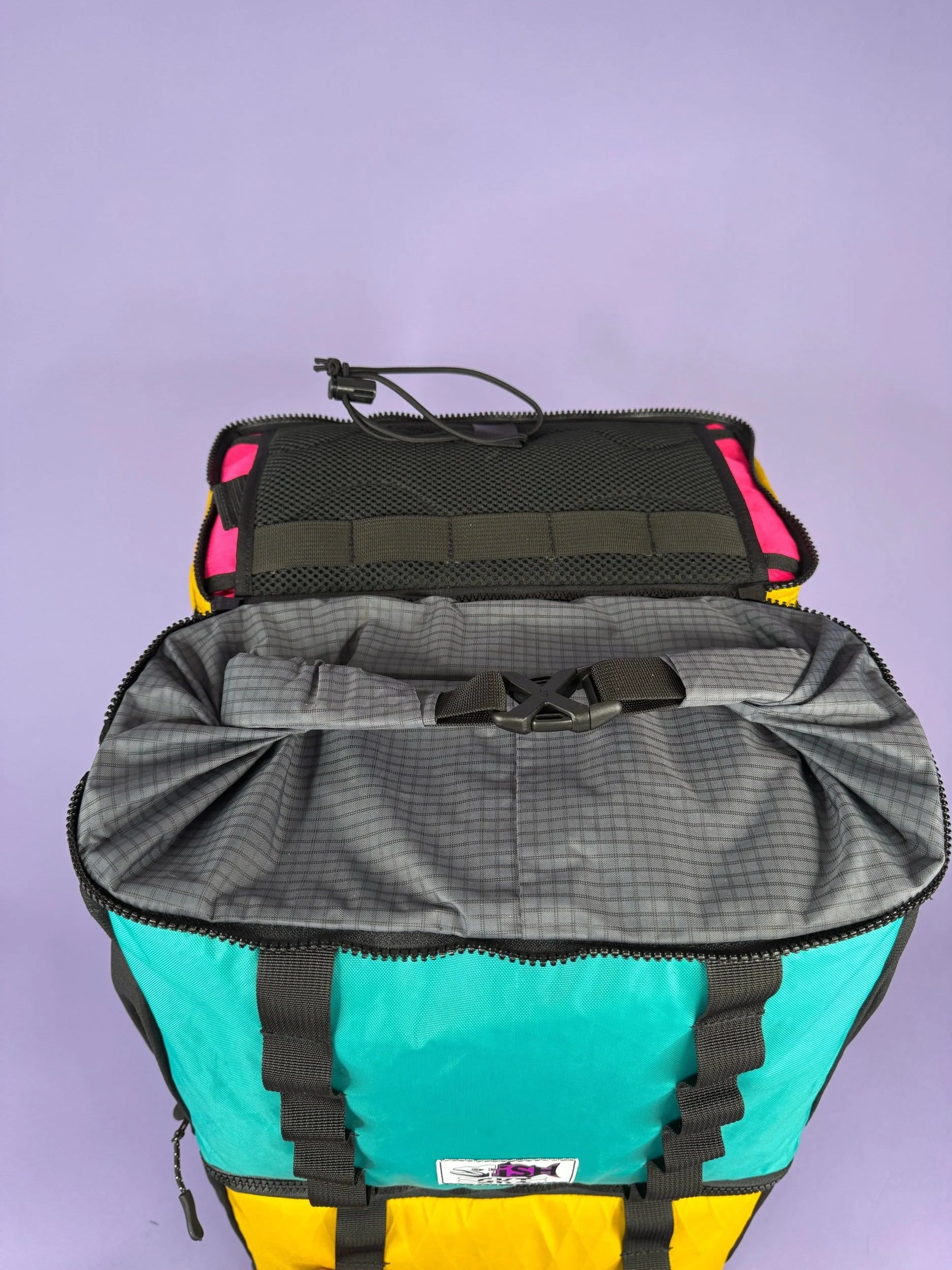 Goldenrod/Teal/Pink Backpack Pannier