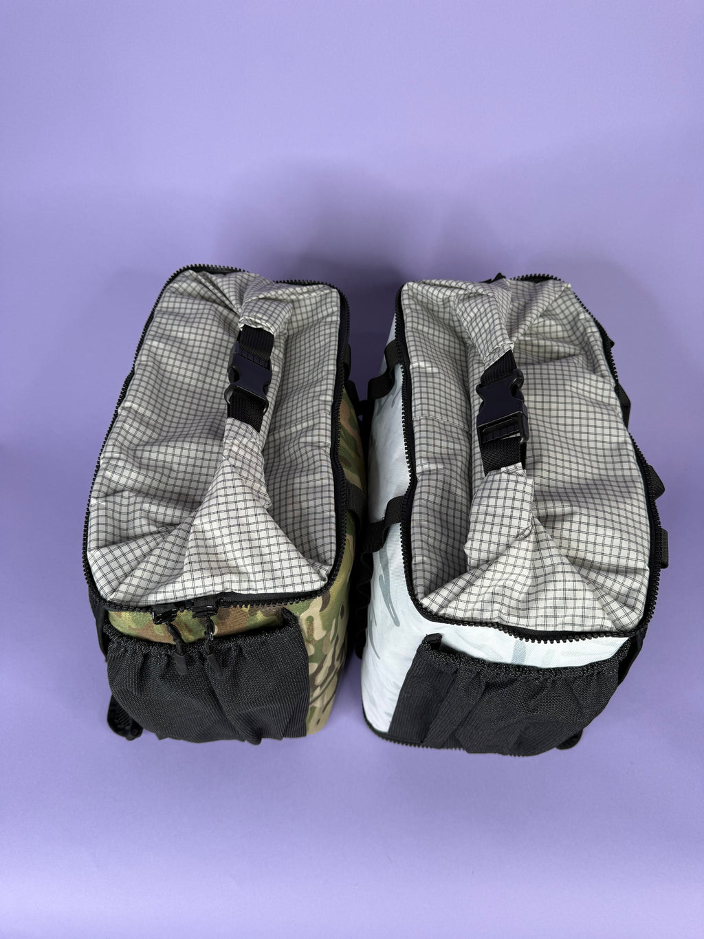 Camo & White Camo Backpack Pannier