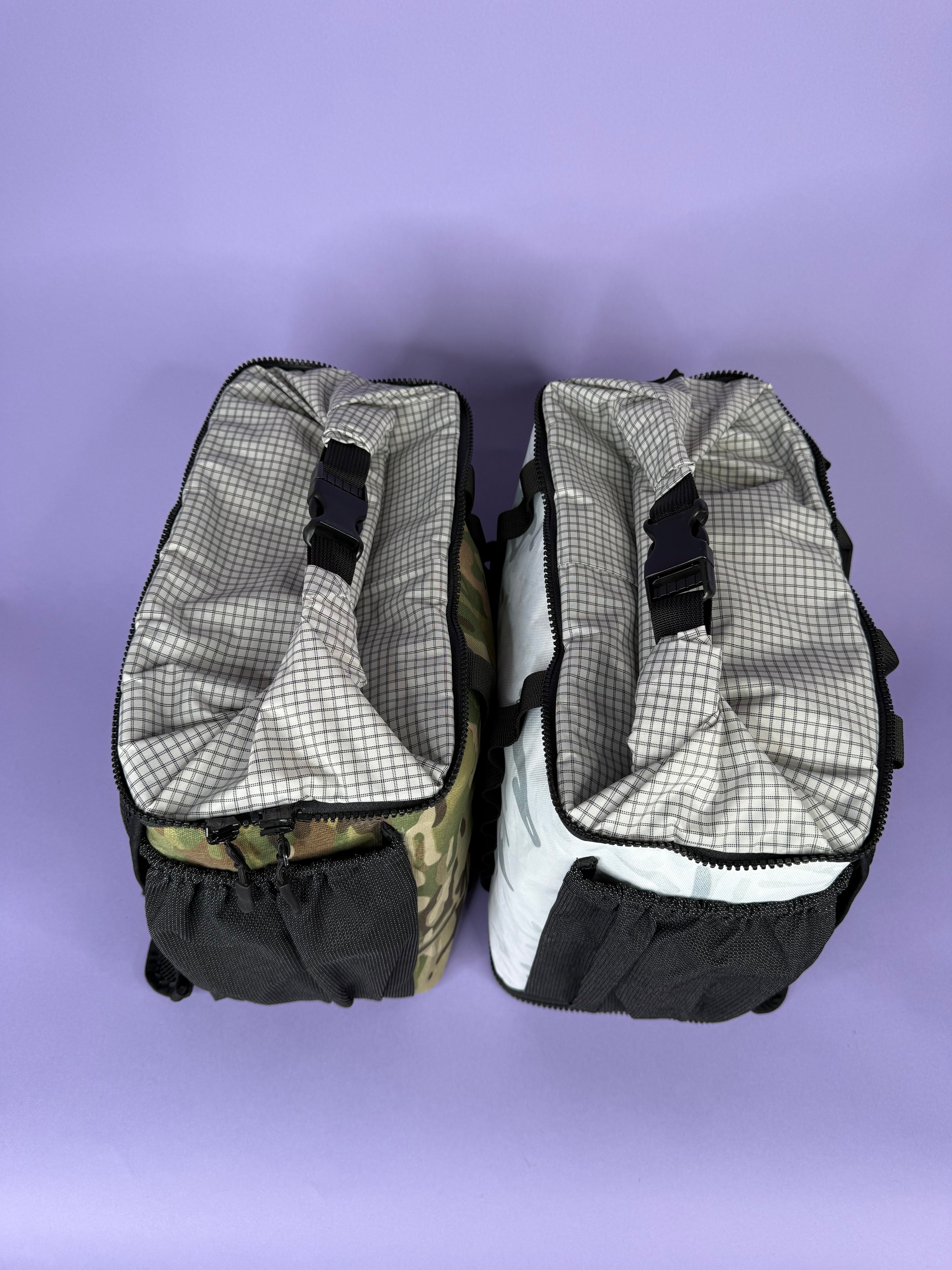 Camo & White Camo Backpack Pannier