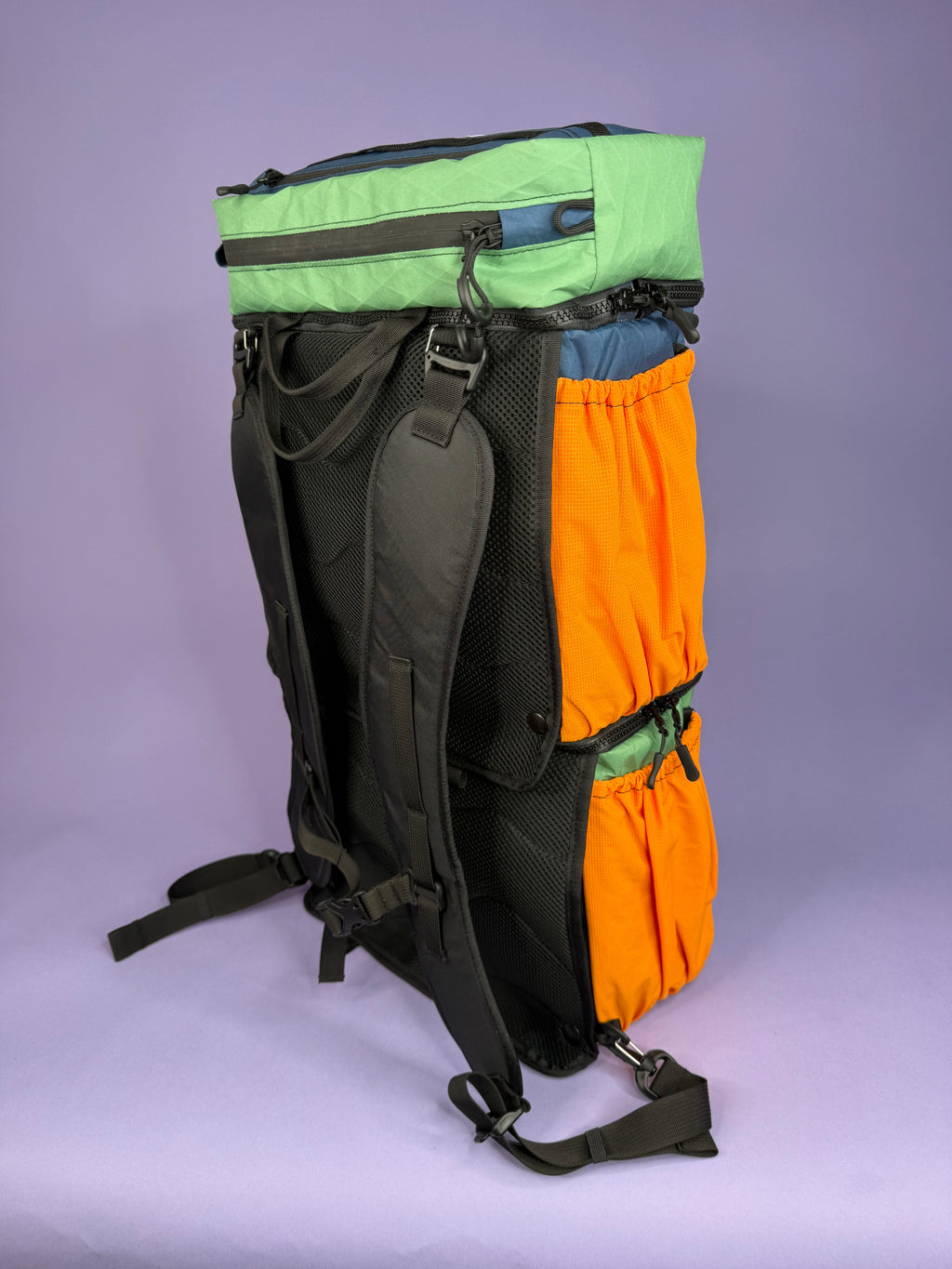 Blue/Green Backpack Pannier