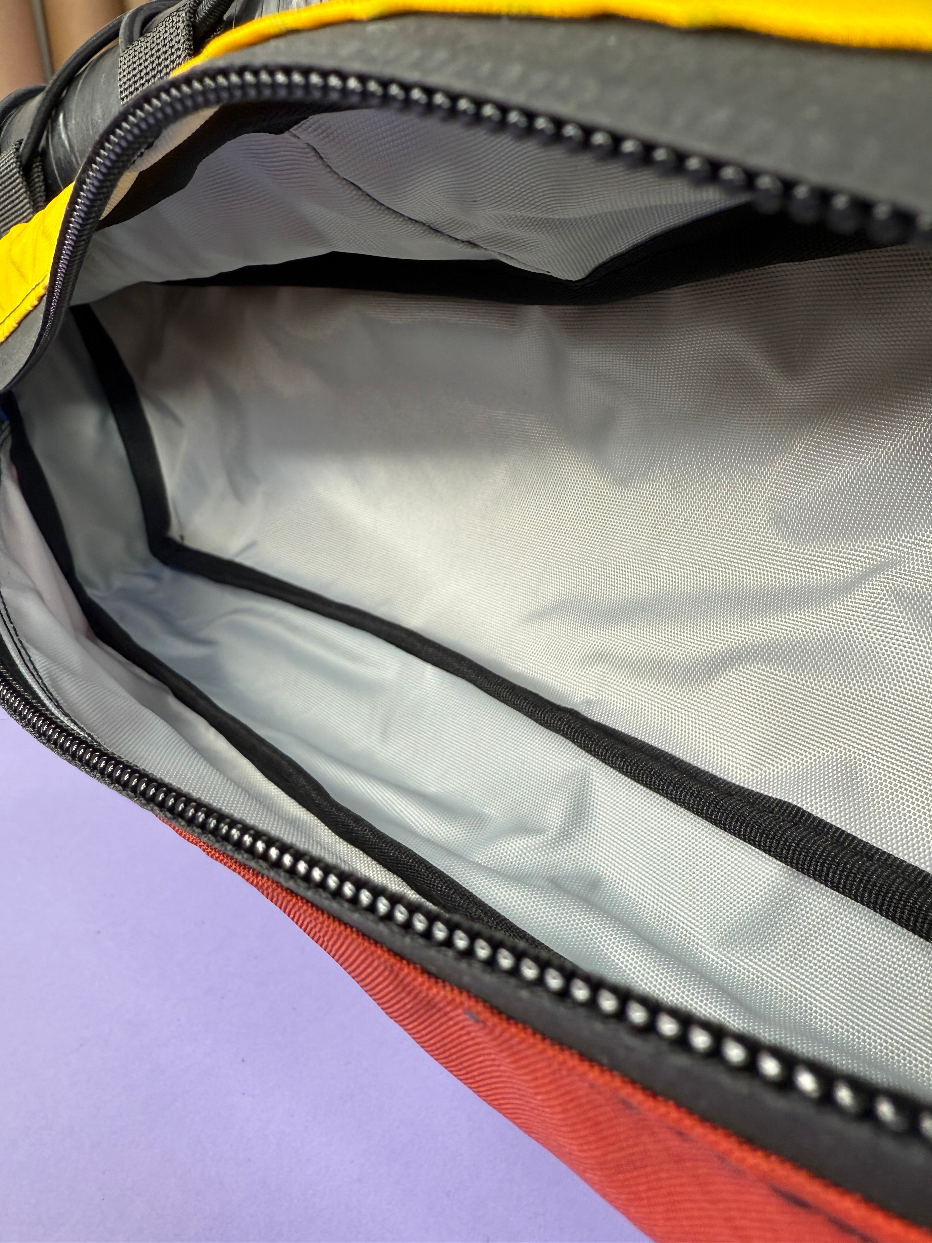 Yellow/Brick Half Frame Bag